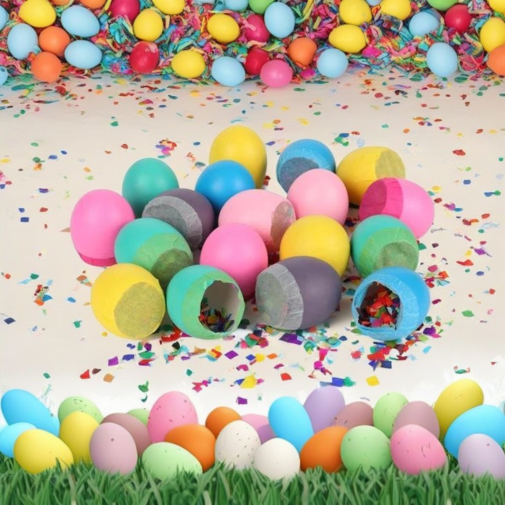 environmental , confetti egg