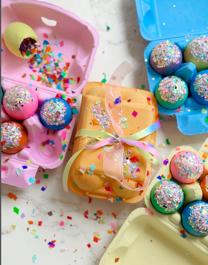 Celebrar con huevos de confeti: favor de la fiesta perfecto