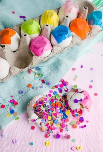 Transforma tus fiestas con huevos de confeti vibrantes