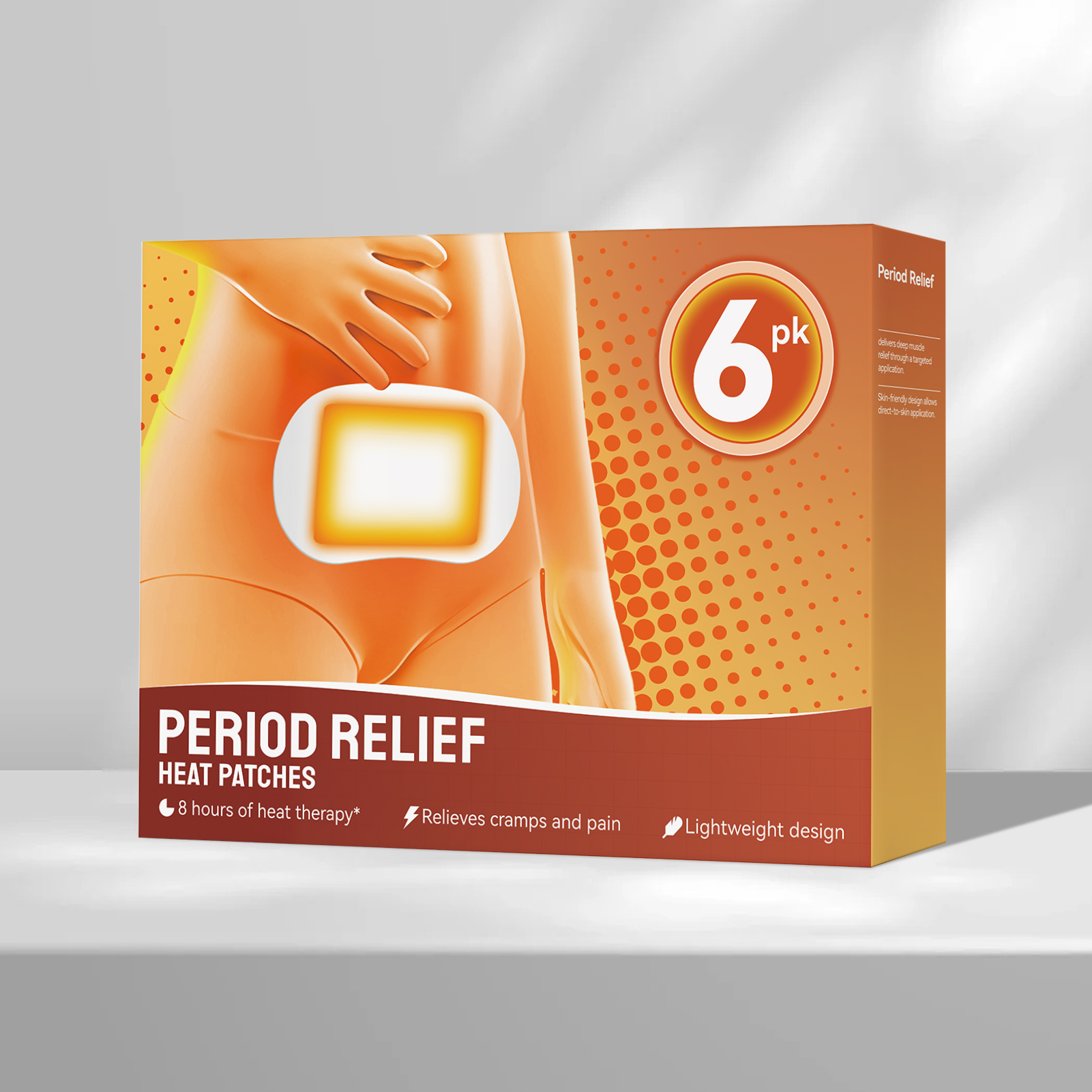 Warm uterine patch: Comfort in menstrual care