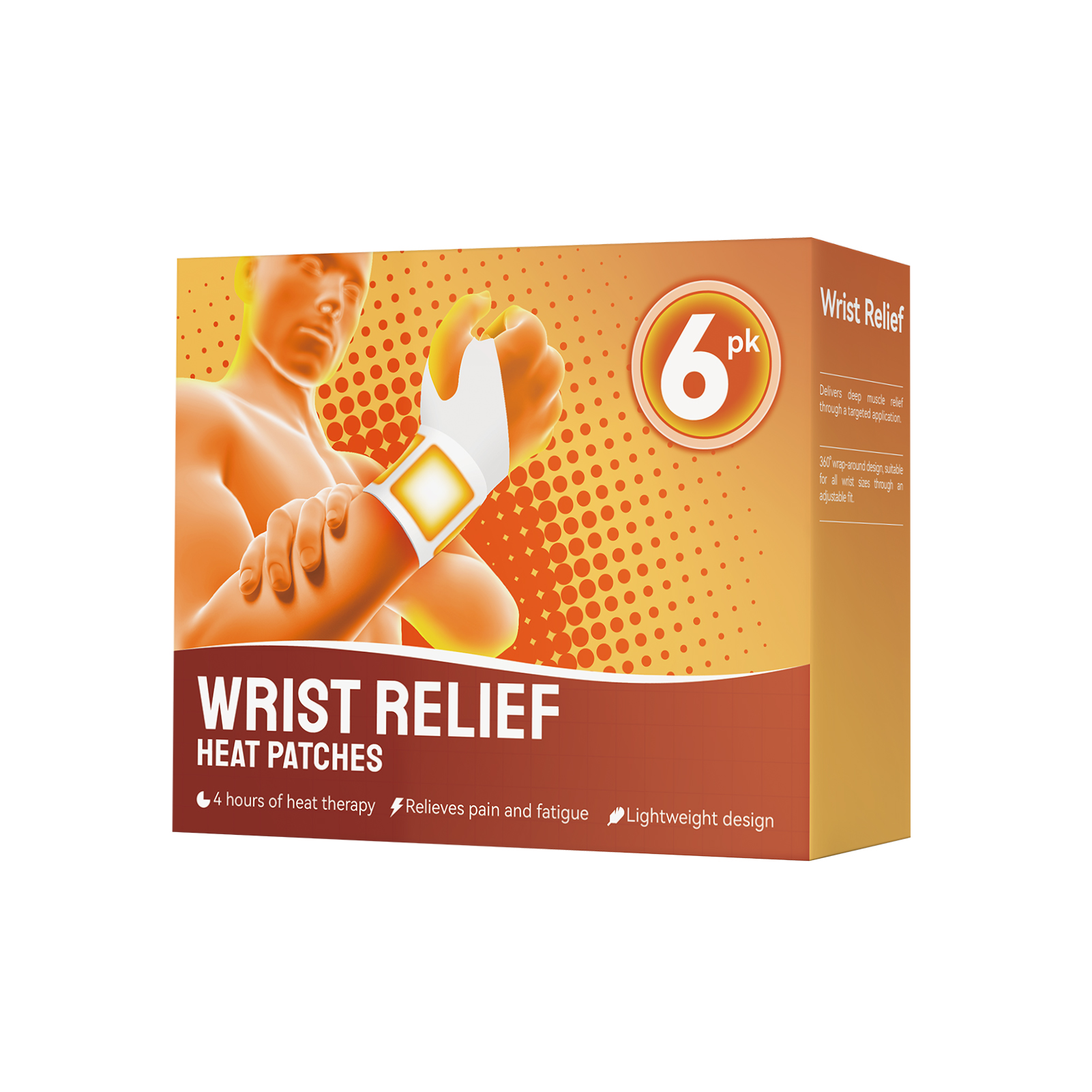 Warm compressed wristband: modern relief and comfort