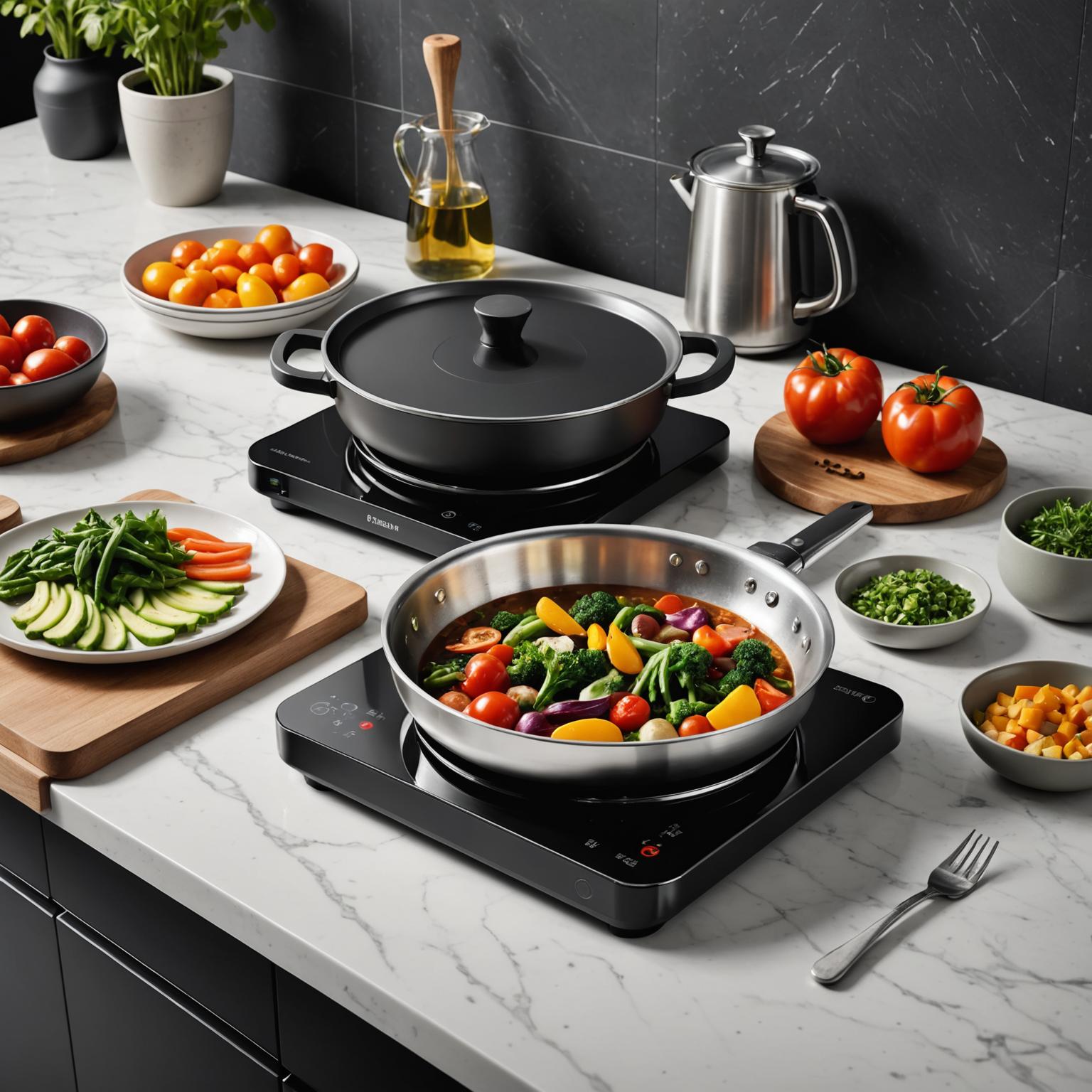 Placa caliente multifuncional: soluciones de cocina compactas y elegantes