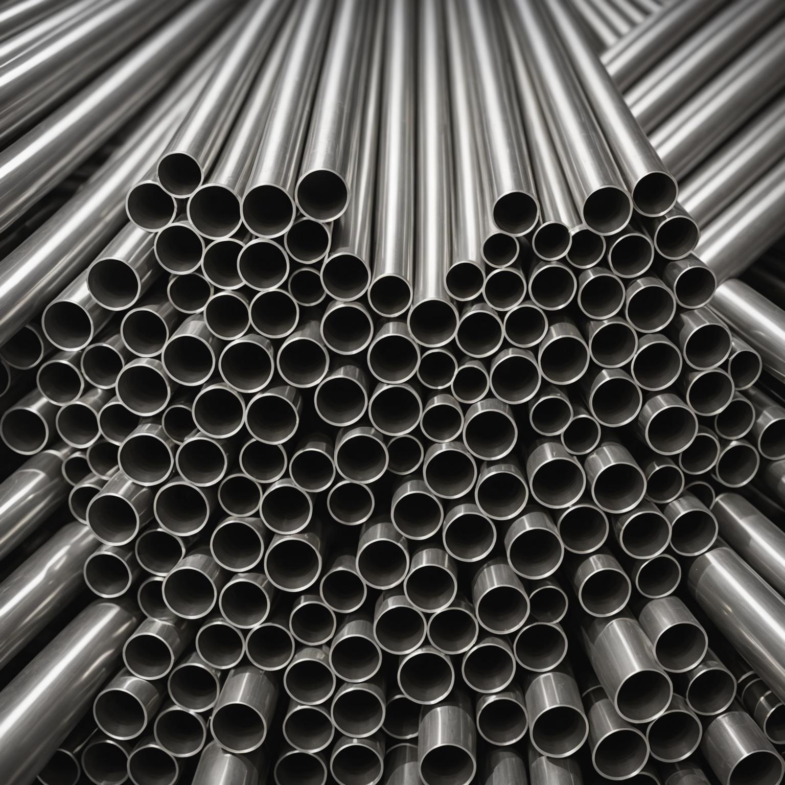 Automobile exhaust system, stainless steel pipe