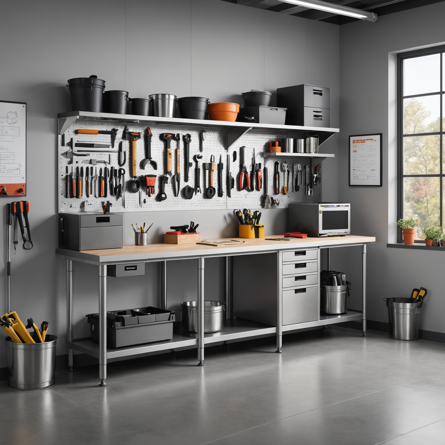 Unrivaled Durability: Stainless Steel Modular Workbench