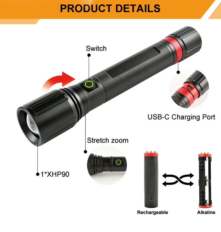 light indicator led flashlight