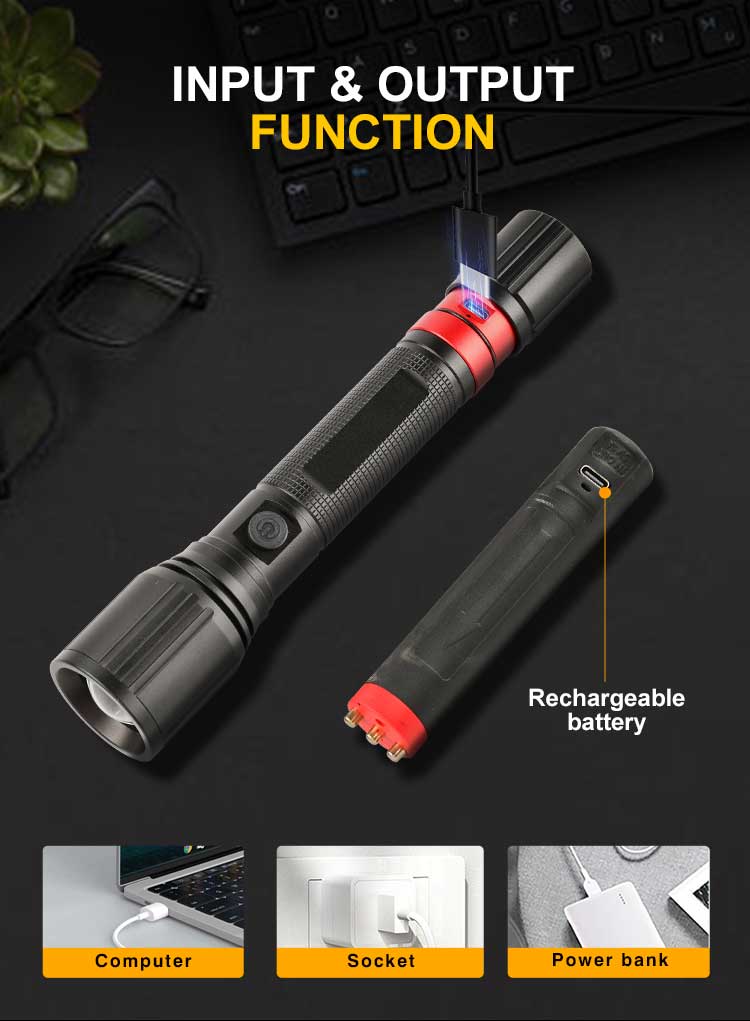 power bank input and output