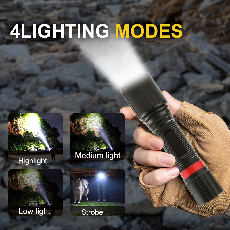 照明モード懐中電灯