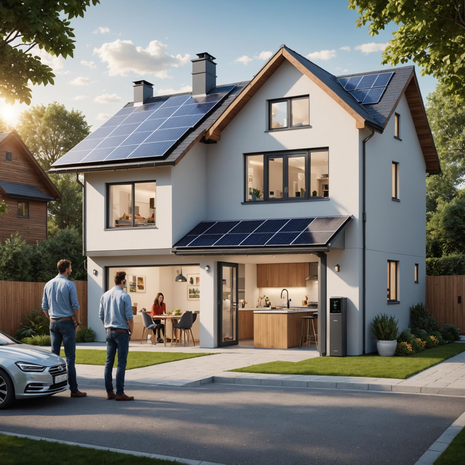 Batteri av batteri för bostäder för moderna hem för moderna hem