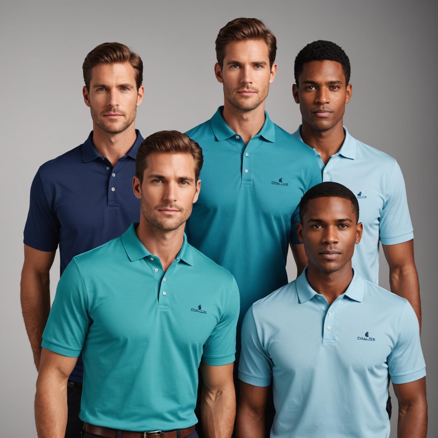 custom men's polo shirts, classic men's polo shirts, men's business casual polo