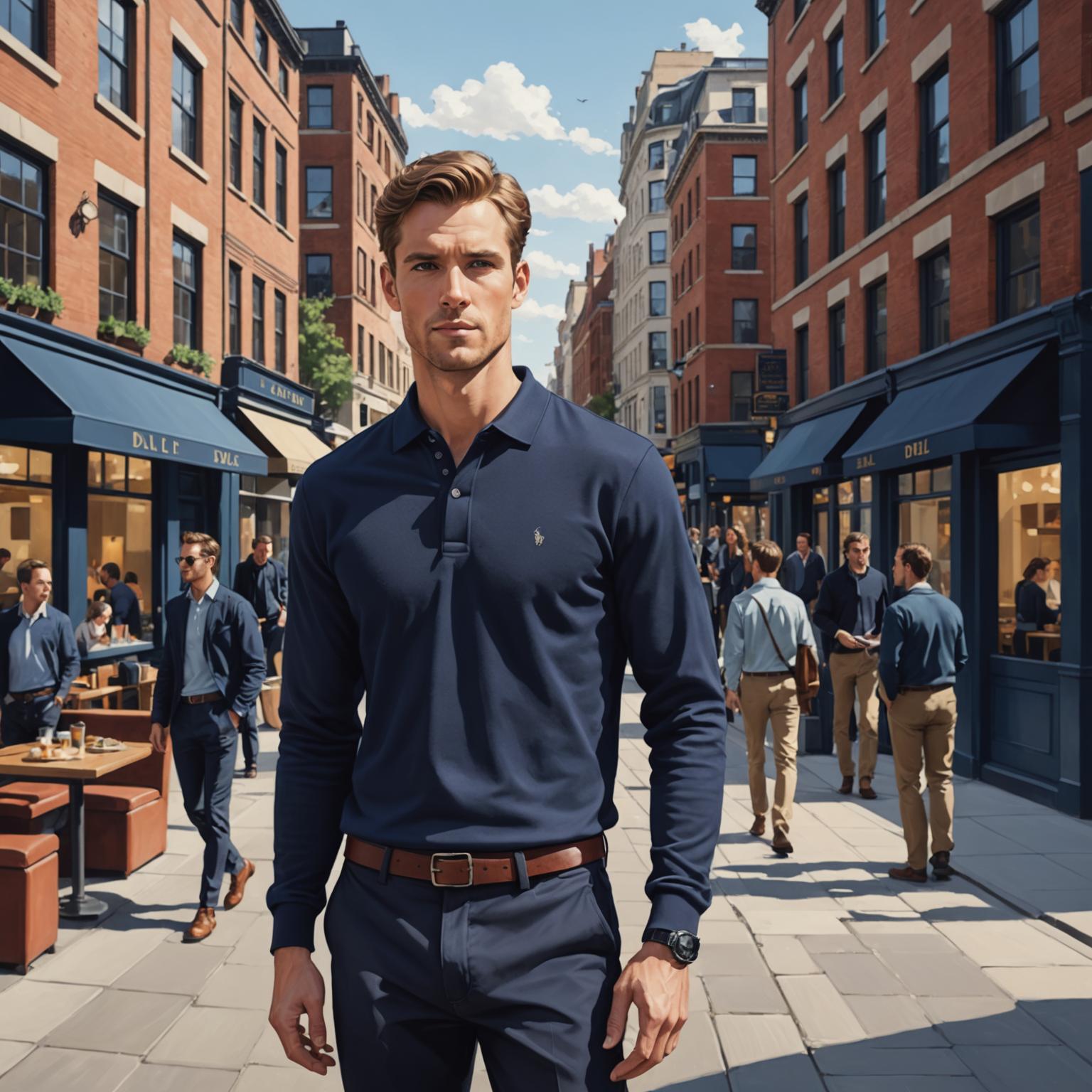 long sleeve polo for men, casual long sleeve polo, long sleeve polo with logo