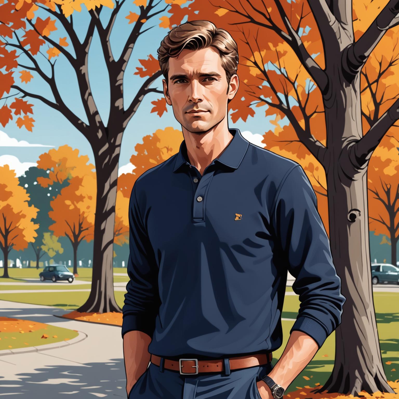 long sleeve polo for men, casual long sleeve polo, long sleeve polo with logo