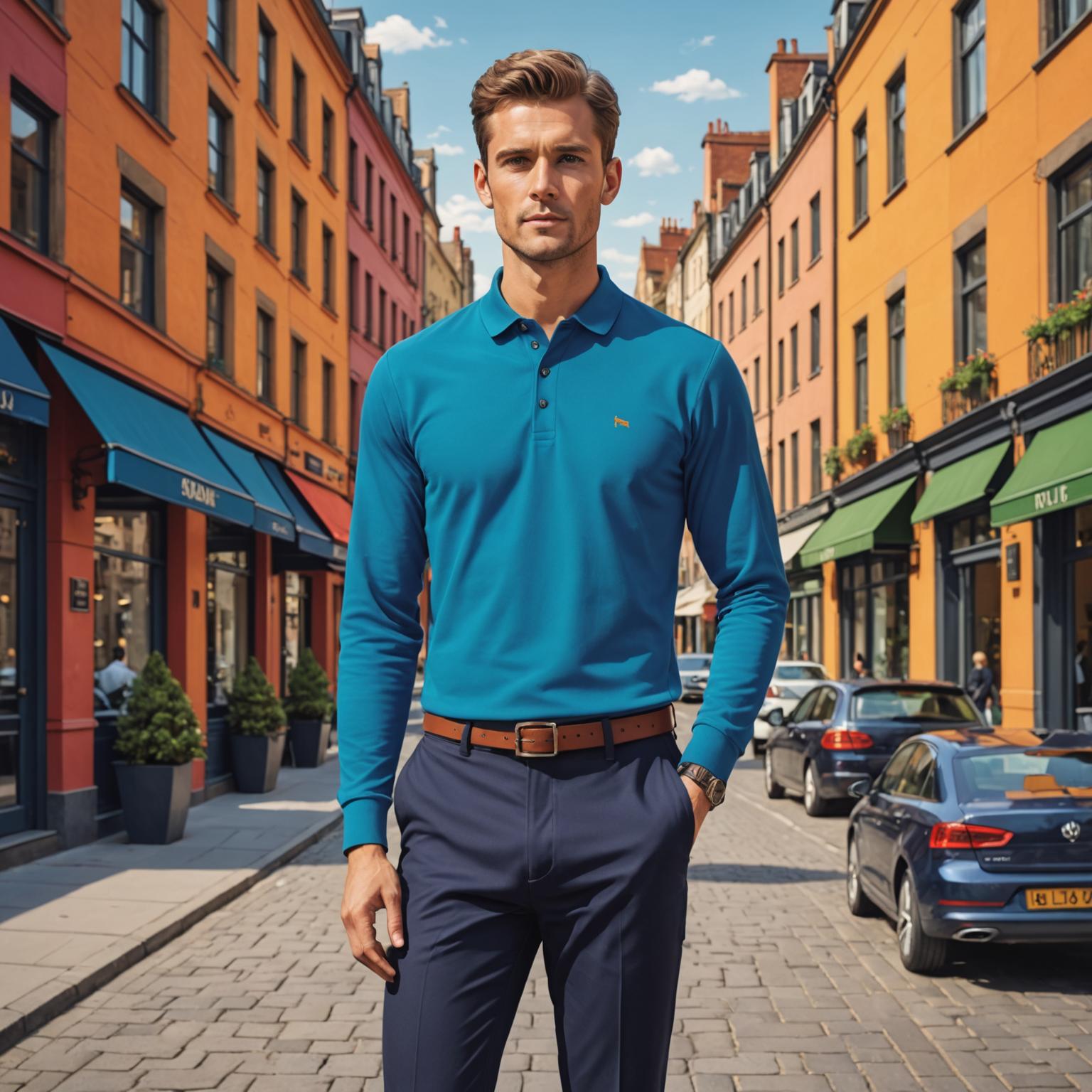Polo de manga larga para hombres: elegancia y versatilidad