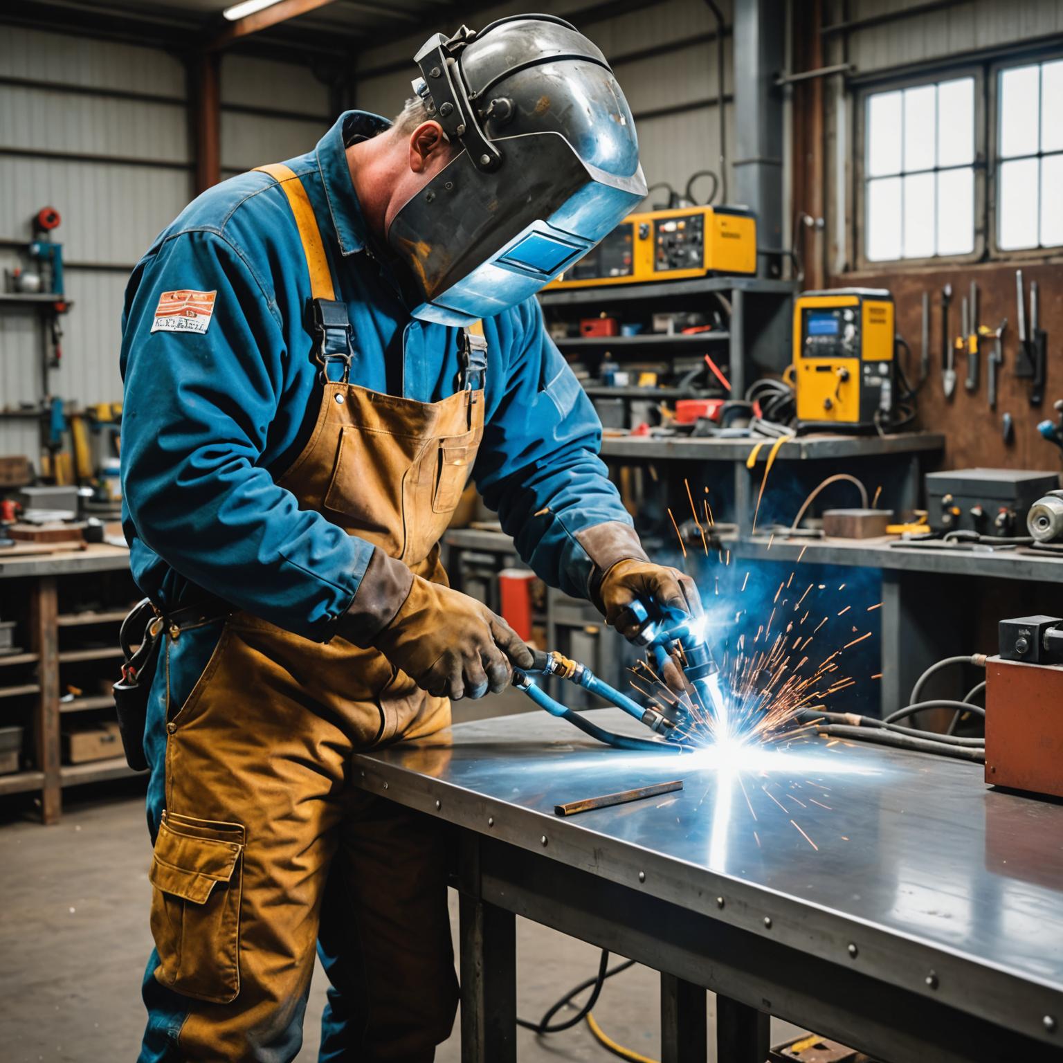 After welding: prevent rust on the stainless steel plate