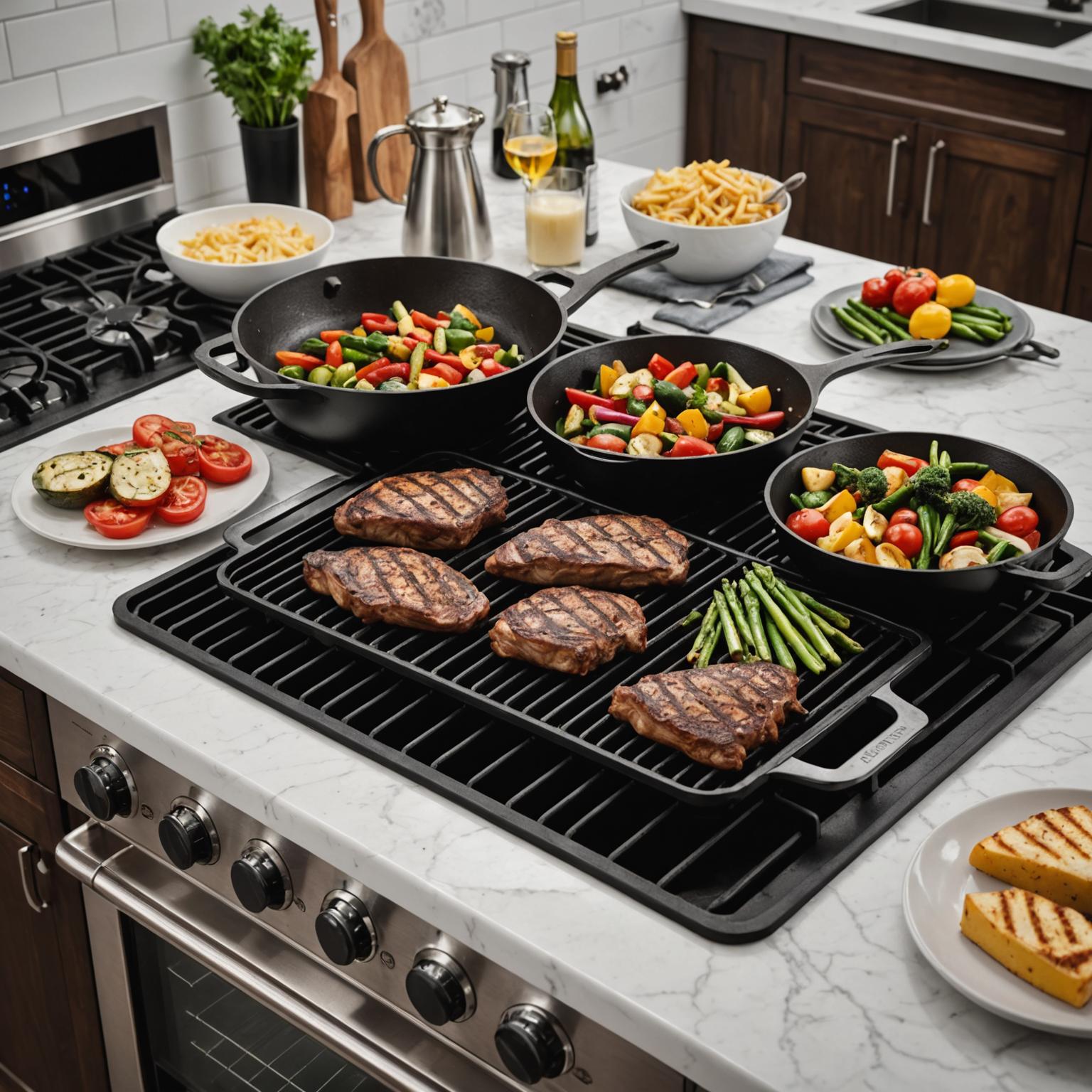 Enhance Cooking with Premium Cast Iron Cooking Grid