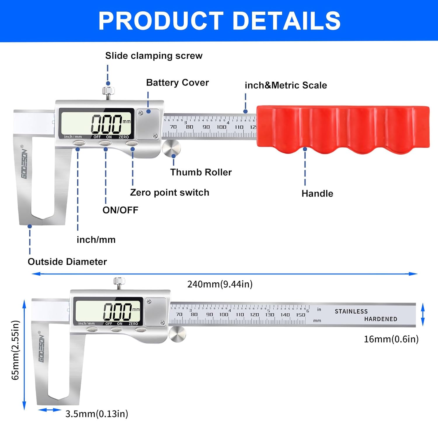 Unveiling the Precision of GODESON Digital Caliper