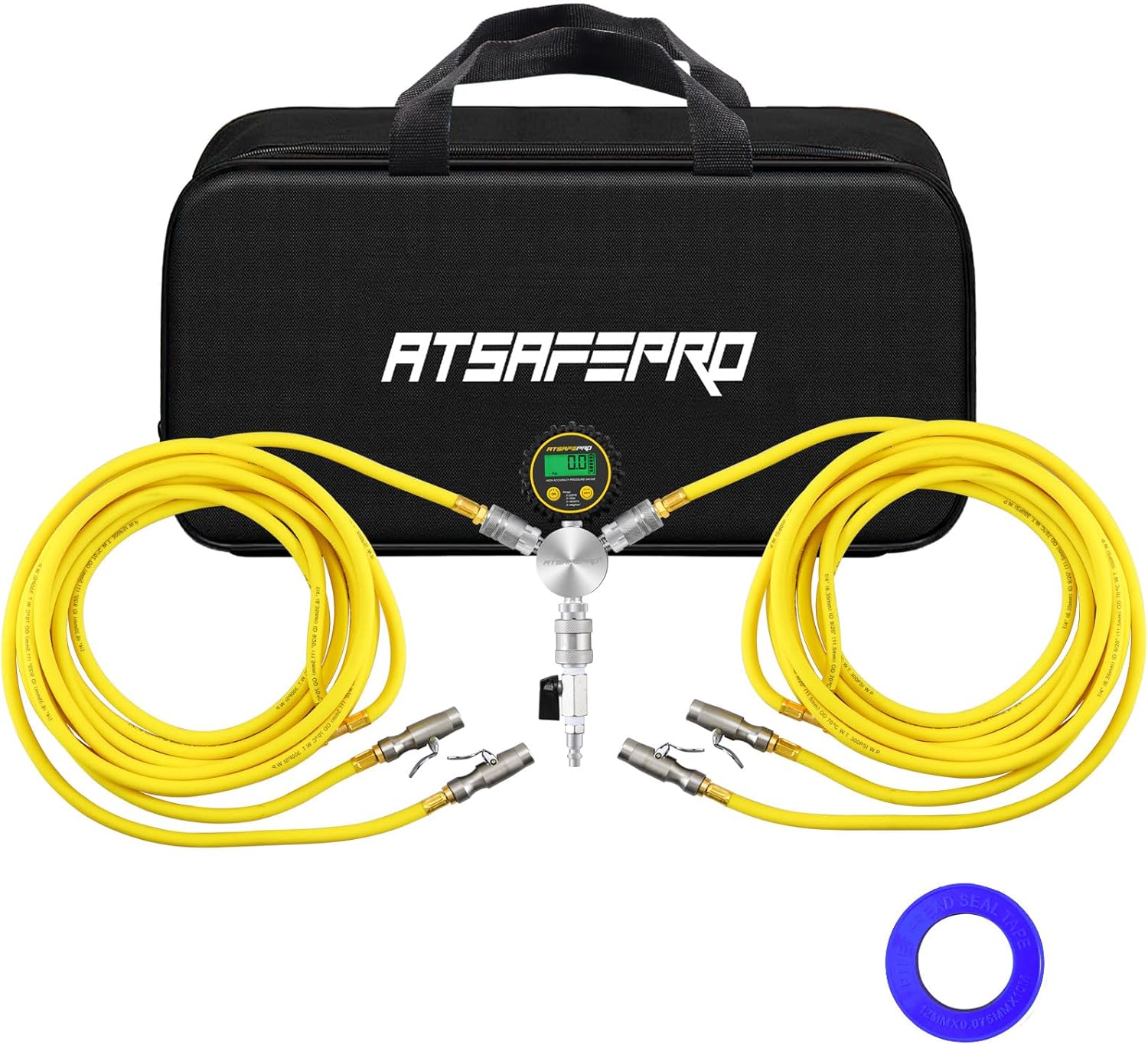 4 Tire Inflation Deflation System, Air Systems Rapid 4-Tire Inflation/Deflation System, Fits Up to 155<222> Wheelbase, Includes Manifold, Digital Gauge, and Storage Bag