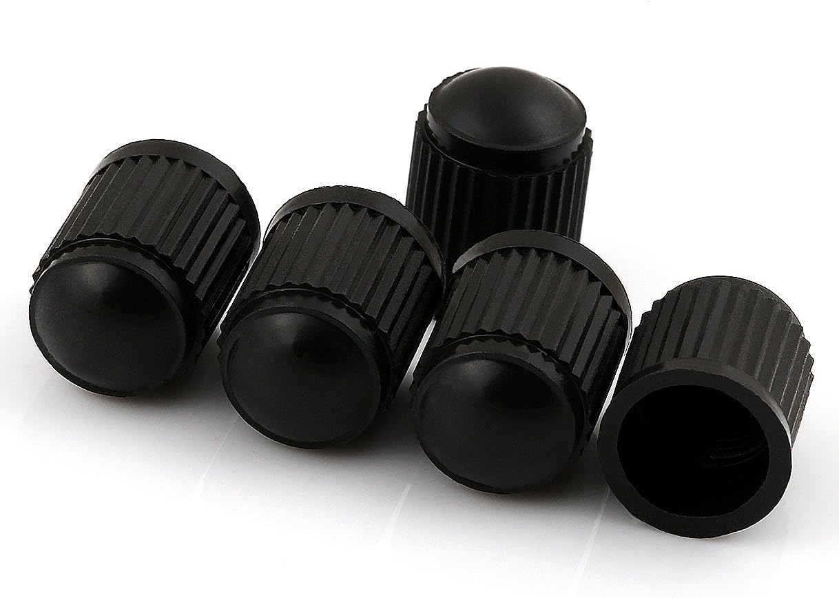 GODESON Plastic Valve Stem Cap for Car, Motorbike, Trucks and Bicycles(Pack of 5pcs)