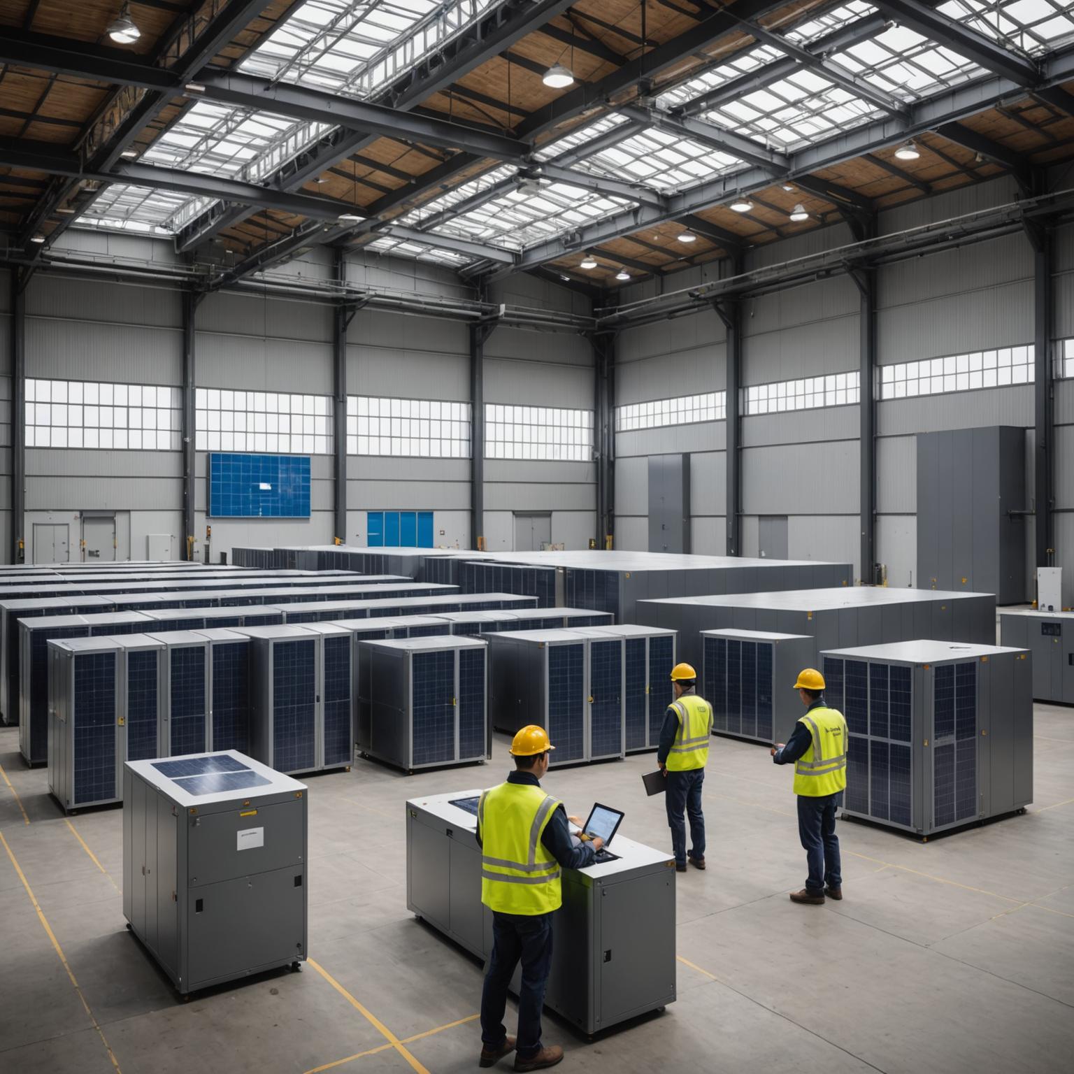 Revolutionerande energilagringsskåp för industriell kraft