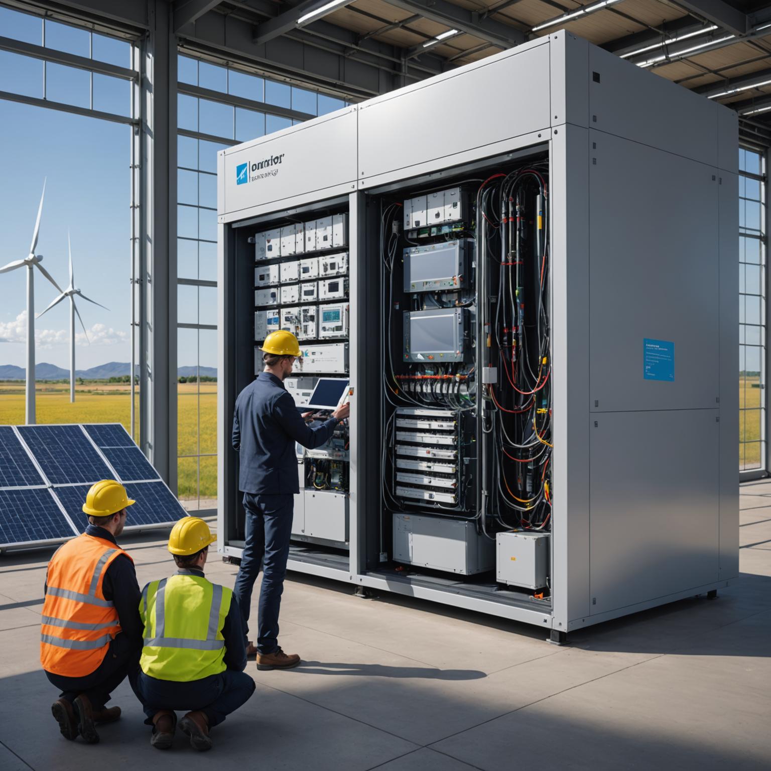 Armadi di accumulo di energia: rivoluzionamento della gestione dell'energia