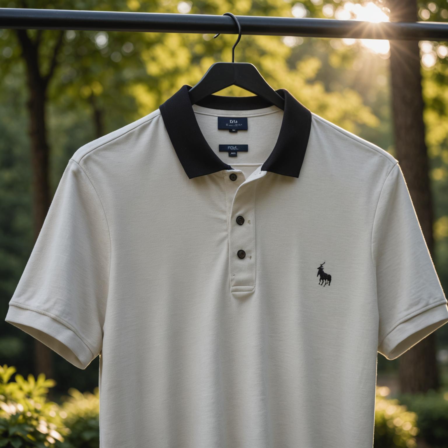 Supima cotton polo shirt, luxury Supima polo shirts, eco-friendly cotton shirts