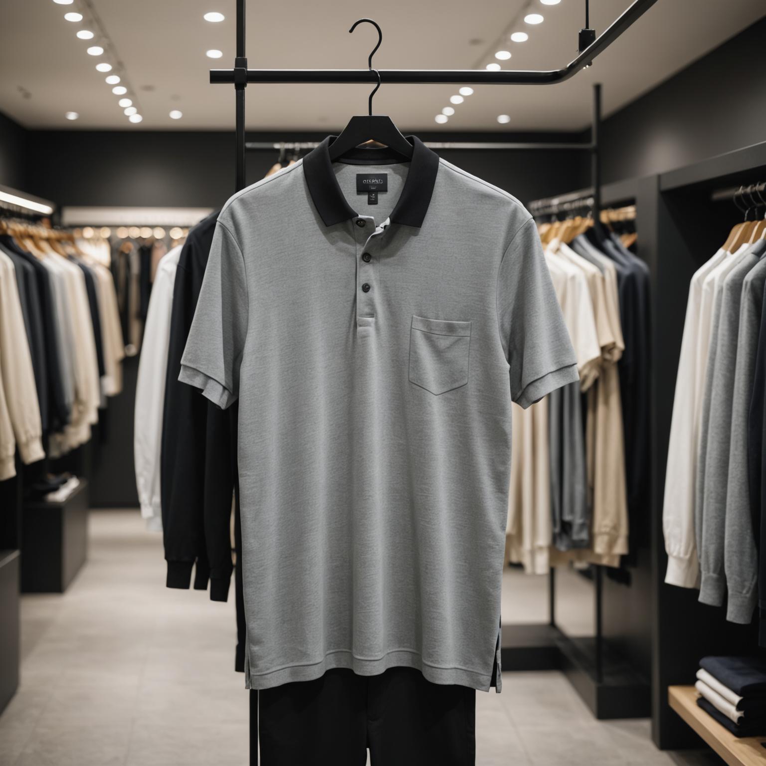 high-end menswear, designer polo shirts, elegant polo shirts