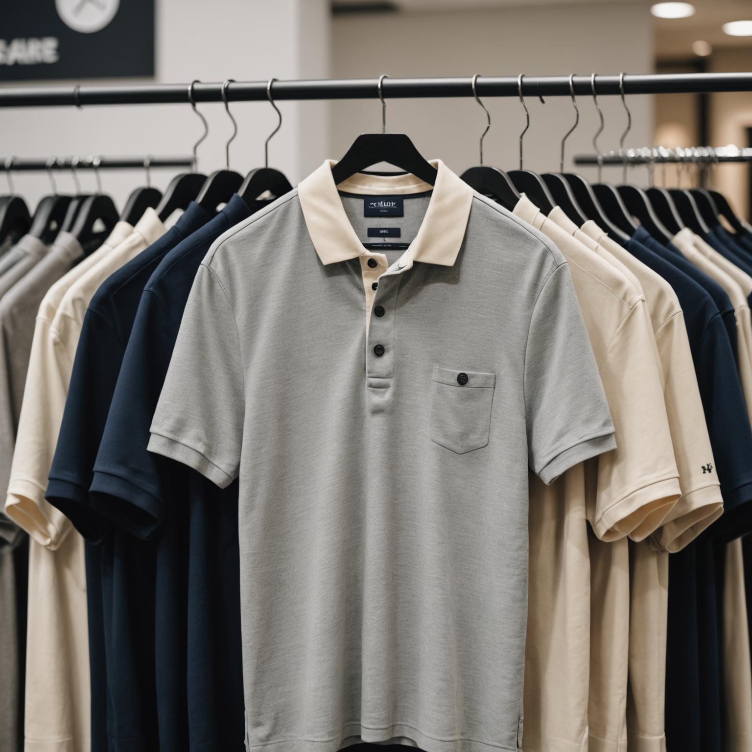 high-end menswear, designer polo shirts, elegant polo shirts