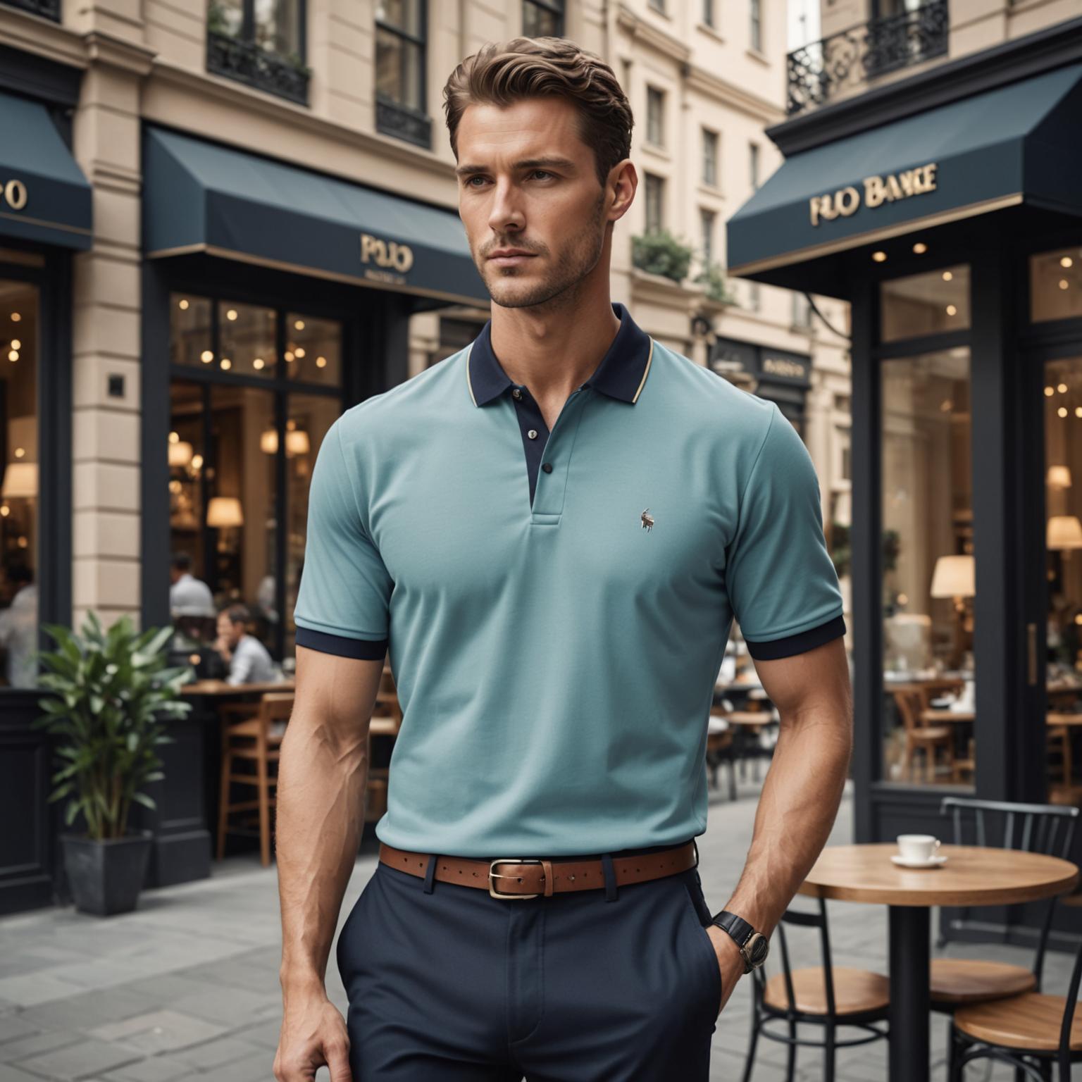 Ropa de hombre de gama alta: redefinición de elegantes camisas de polo