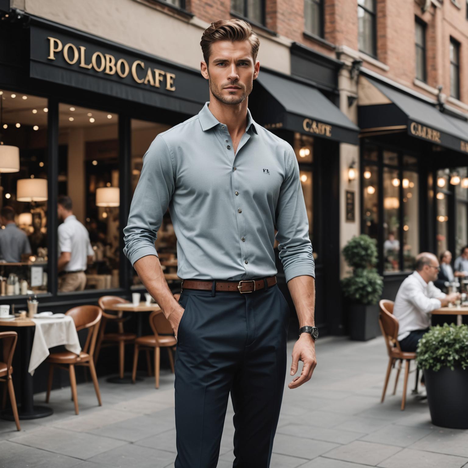 Ropa de hombre de gama alta: estilo elevado con polos de diseño