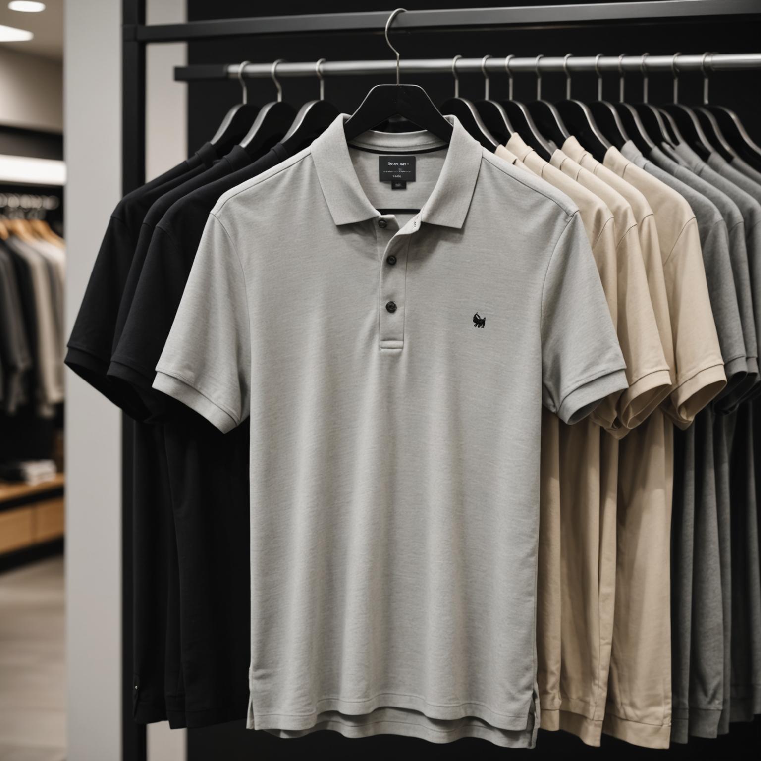 high-end menswear, designer polo shirts, elegant polo shirts