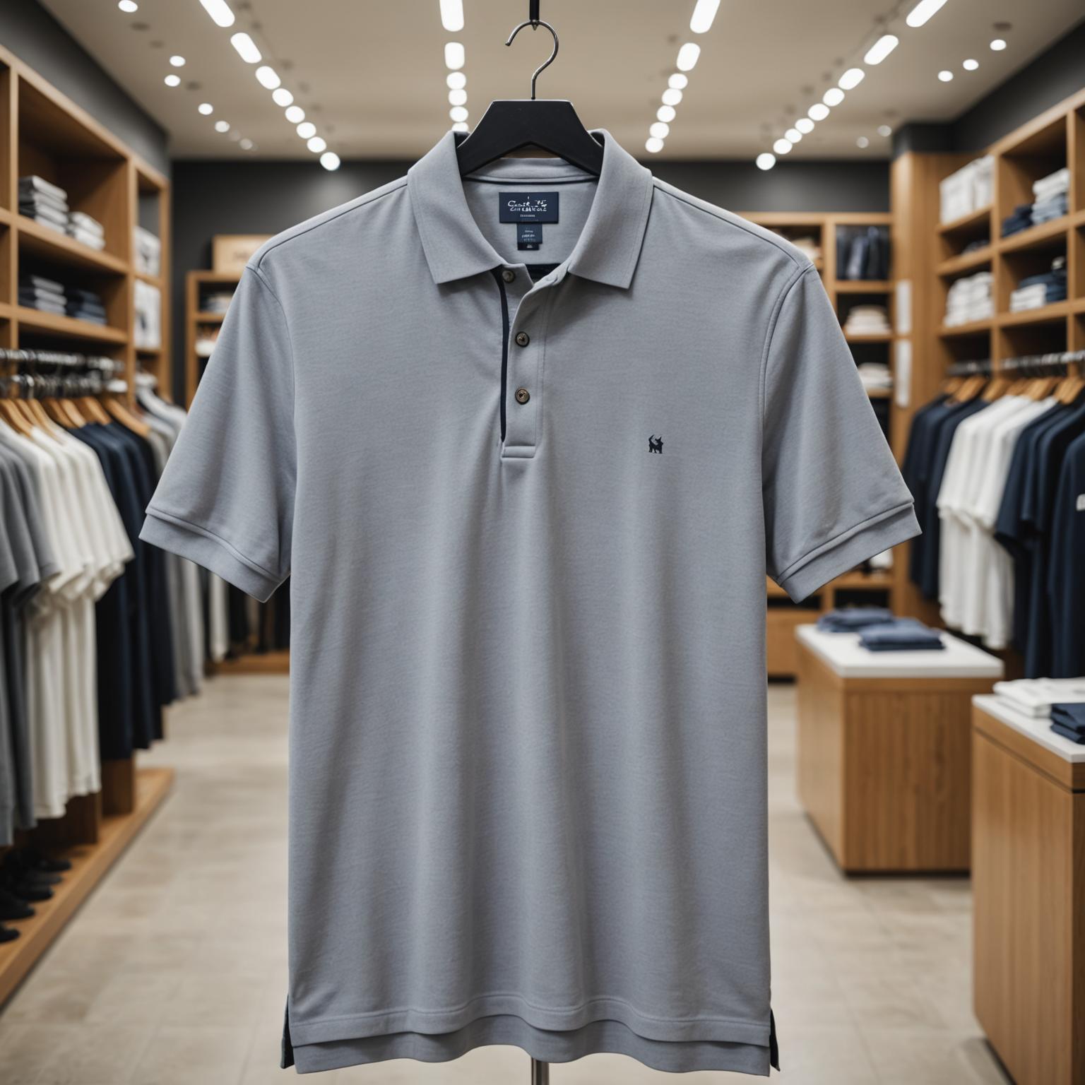 high-end menswear, designer polo shirts, elegant polo shirts