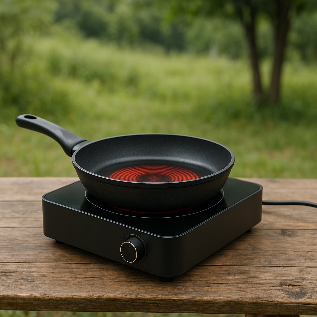 屋外調理ホットプレート：最高のモデルと料理のアイデア