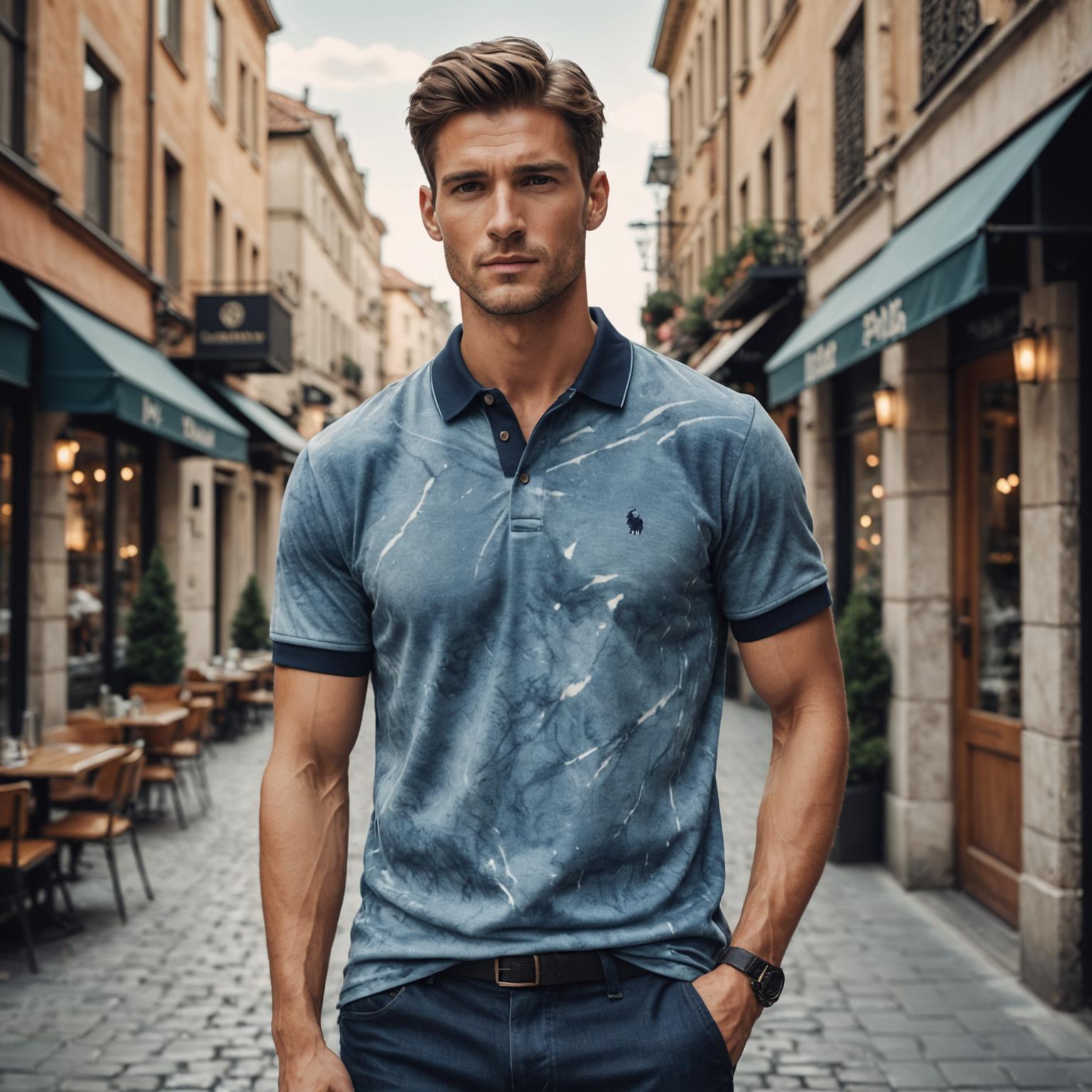 snow wash polo shirt, snow wash clothing, snow wash fashion