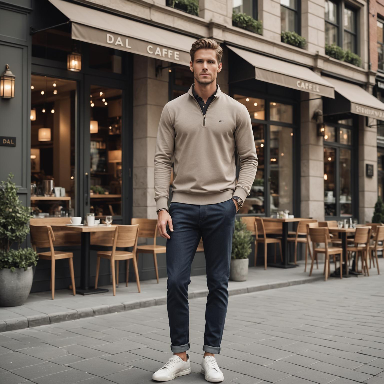 comfortable sweat polo, casual sweat polo, fashionable polo shirt