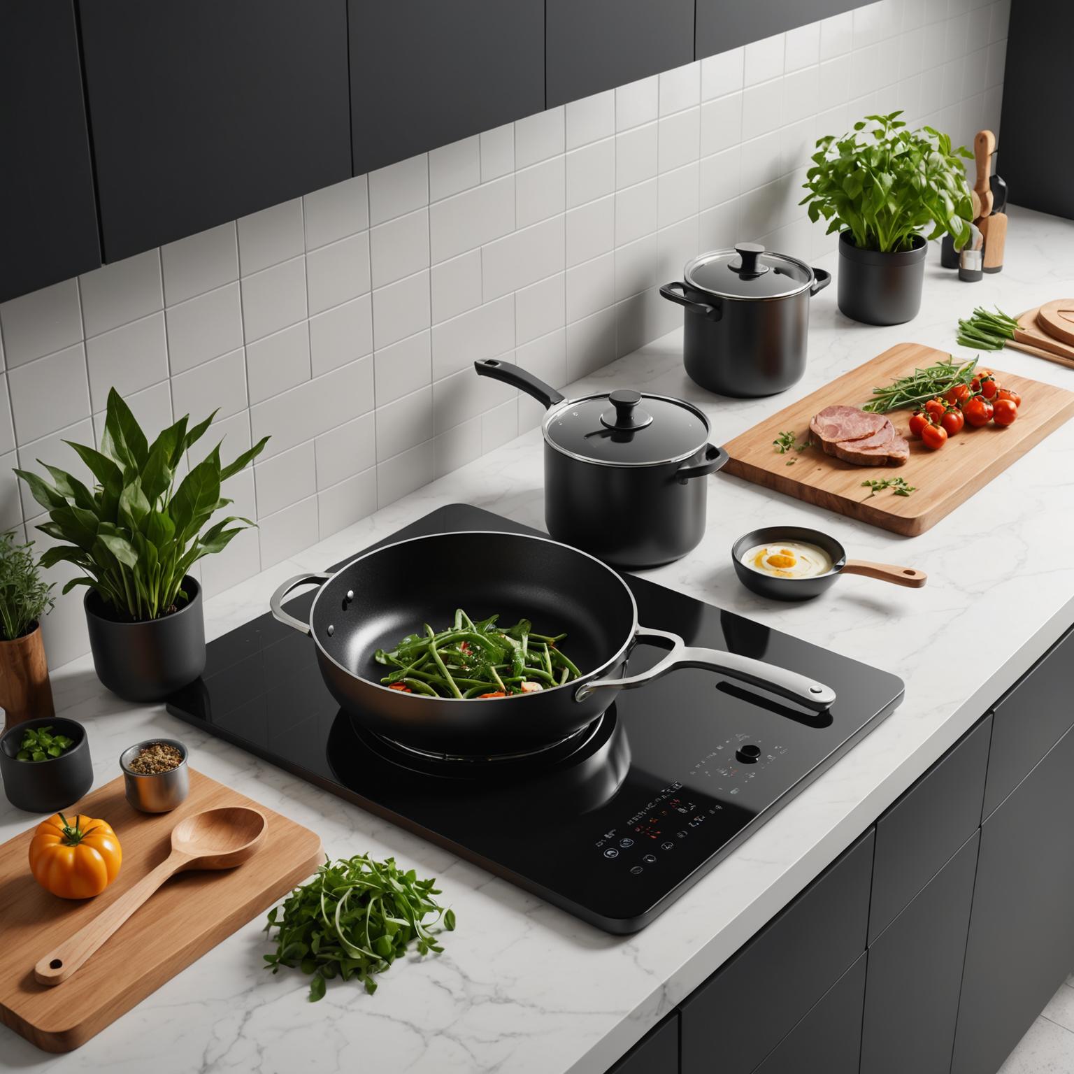 휴대용 핫 플레이트 : 현대 요리가 쉽게 만들어졌습니다