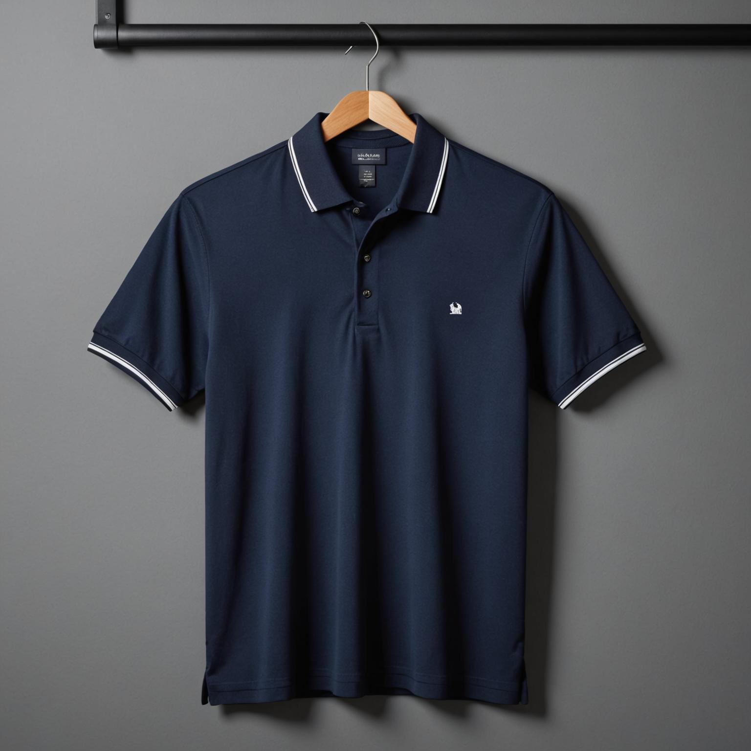 sustainable polo shirt, soft tencel fabric, luxury tencel polo shirt