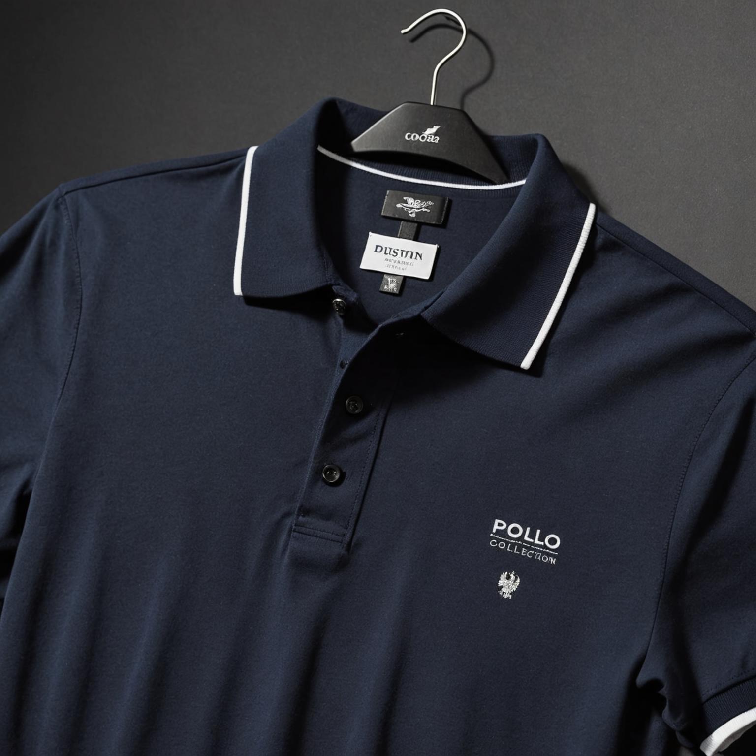 sustainable polo shirt, soft tencel fabric, luxury tencel polo shirt
