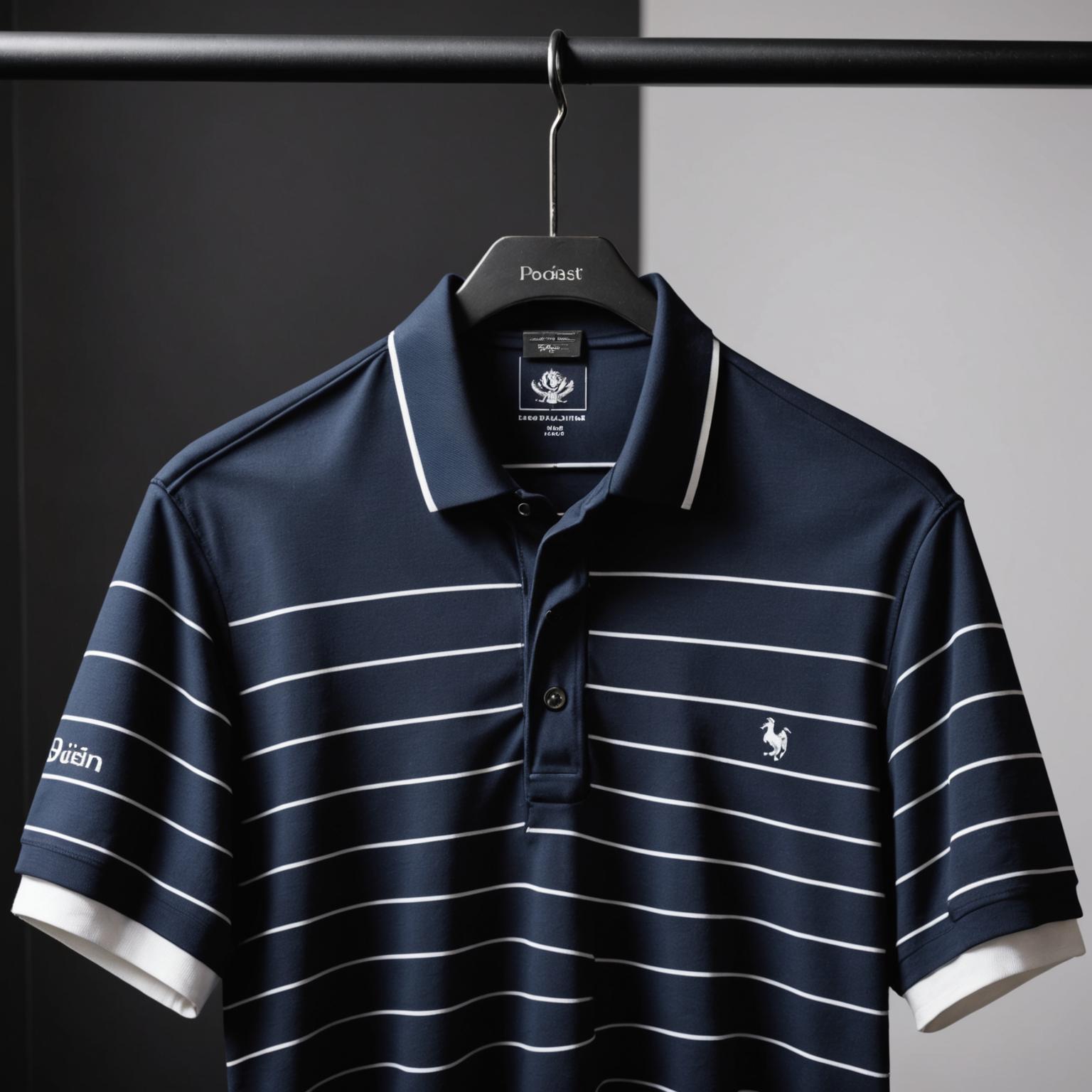 sustainable polo shirt, soft tencel fabric, luxury tencel polo shirt