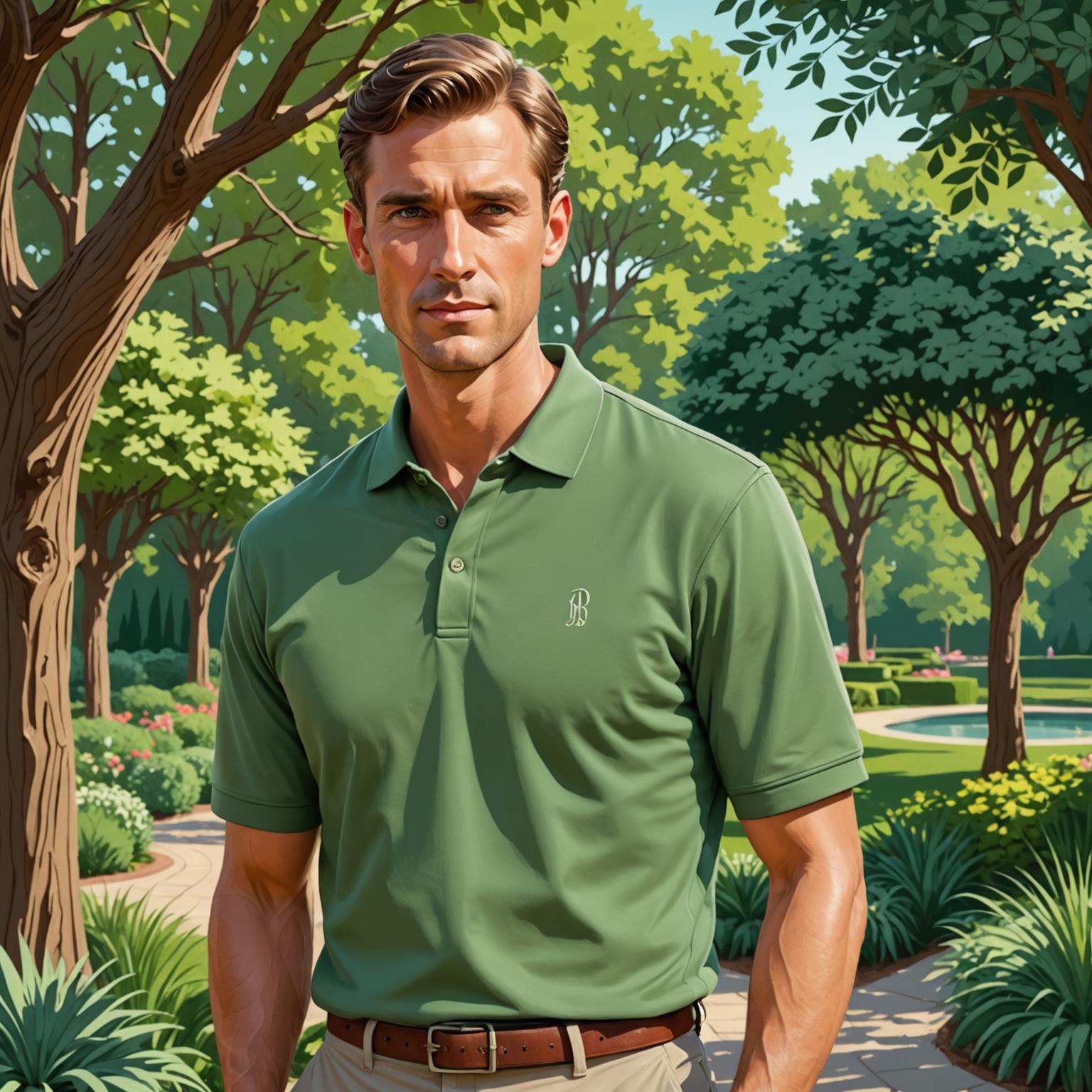 mercerized cotton polo shirt, cotton blend polo shirt, athletic mercerized cotton