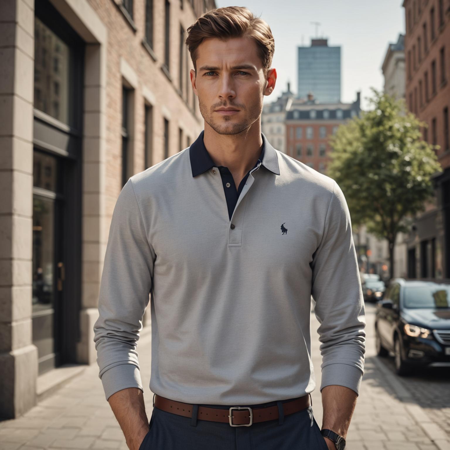 mercerized cotton polo shirt, cotton blend polo shirt, athletic mercerized cotton