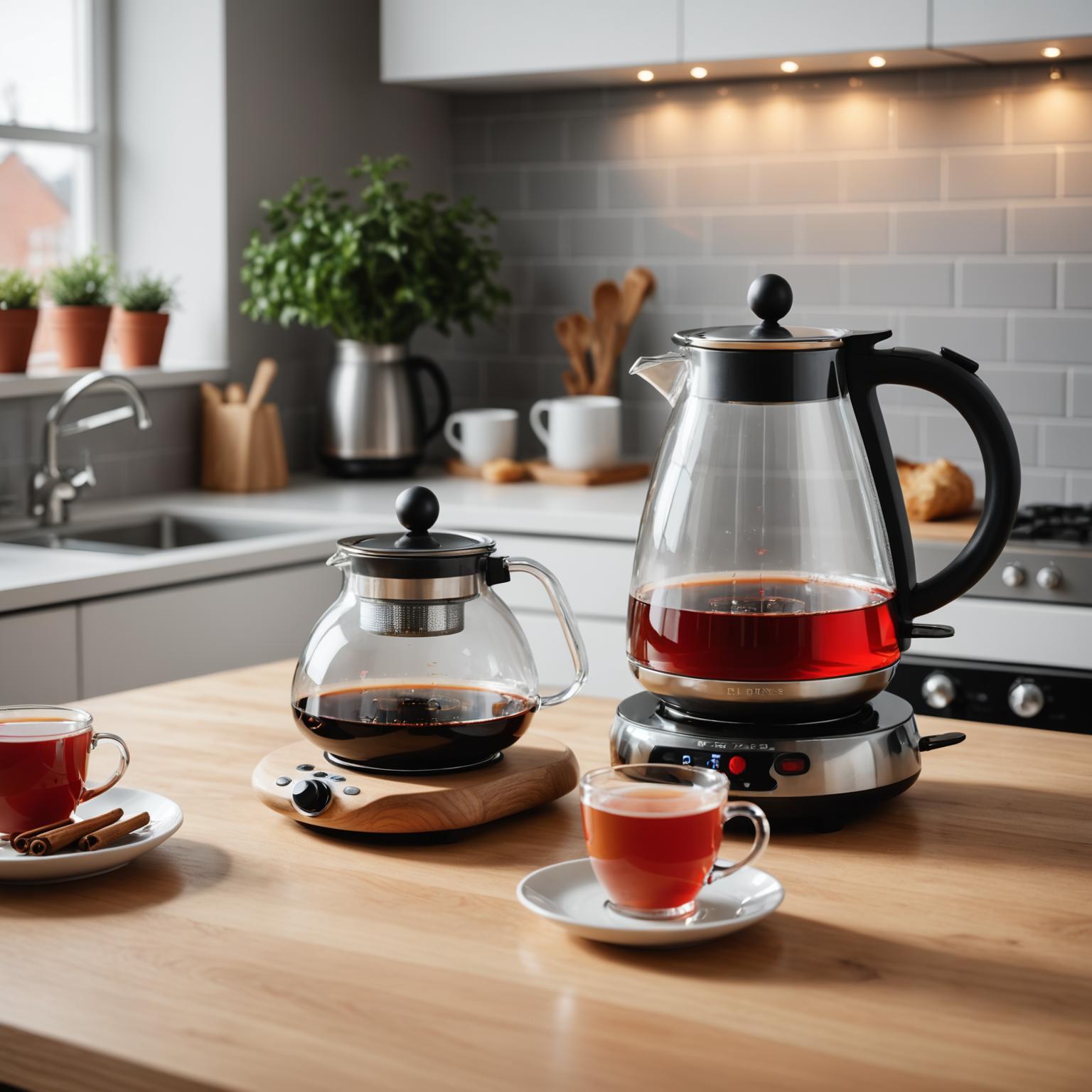 電気茶暖房ストーブ：茶愛好家のための精度とスタイル