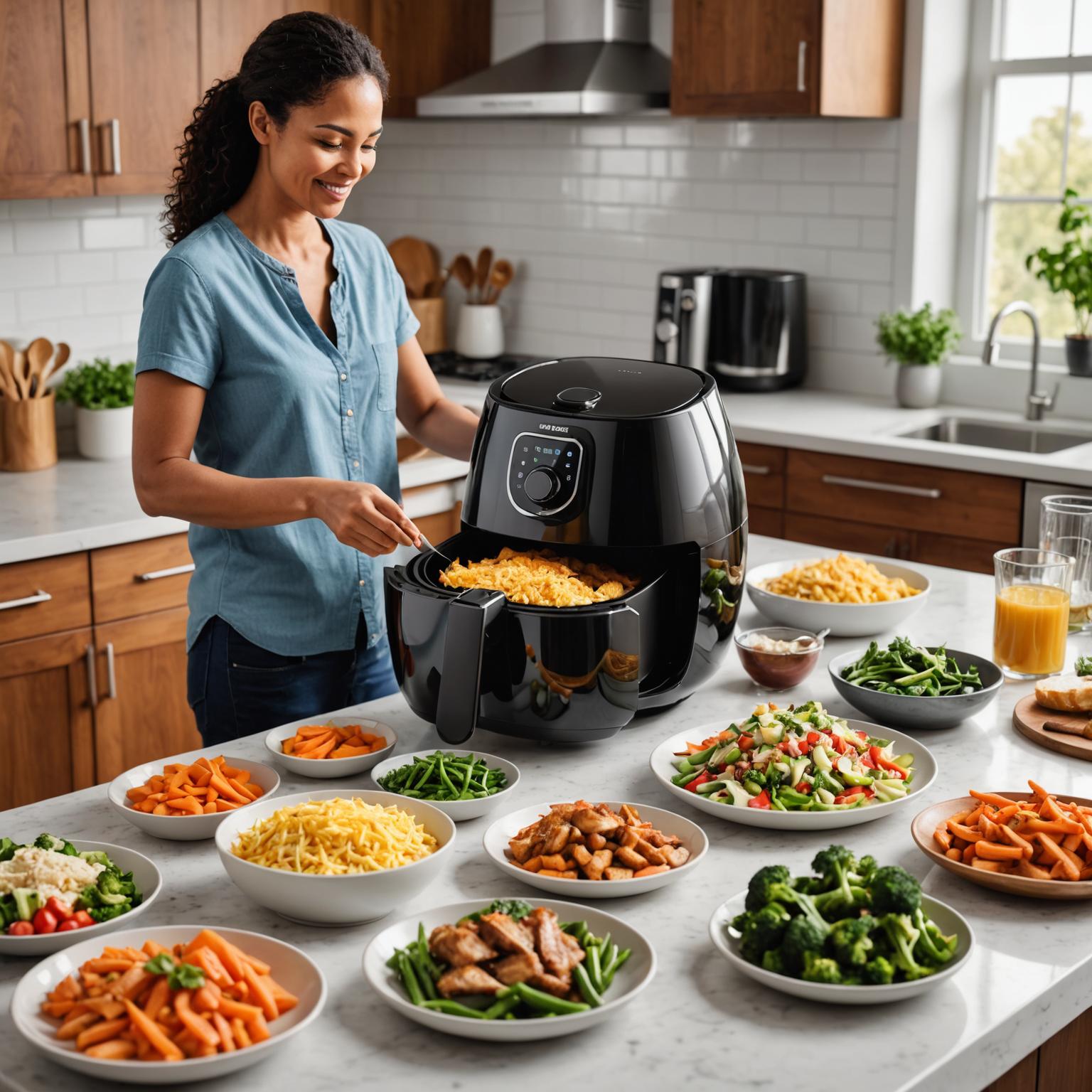 Изучение функций обогревателя воздушного фритюрника для здорового приготовления пищи