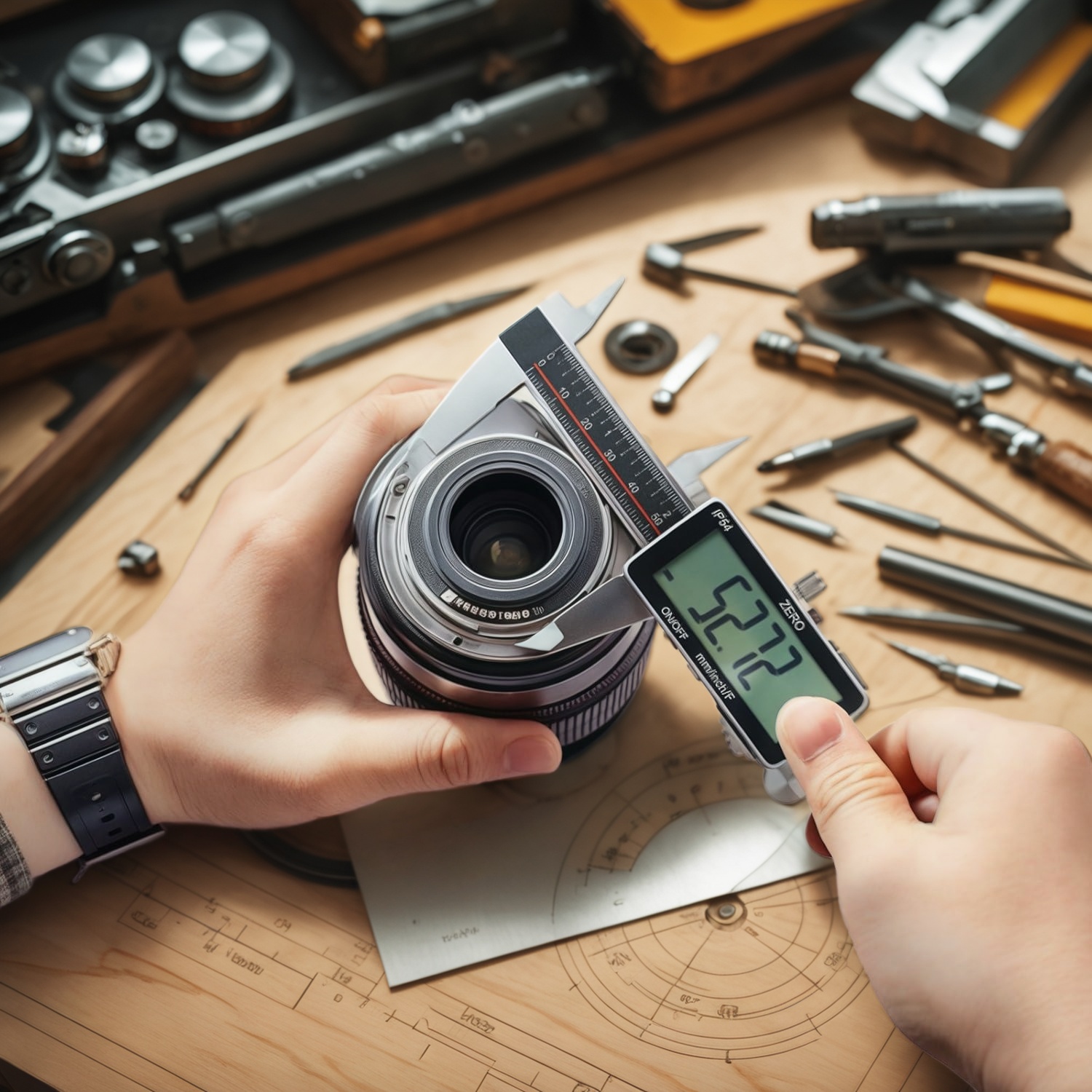 GODESON Caliper: Precision, Rechargeable & IP54 Durability