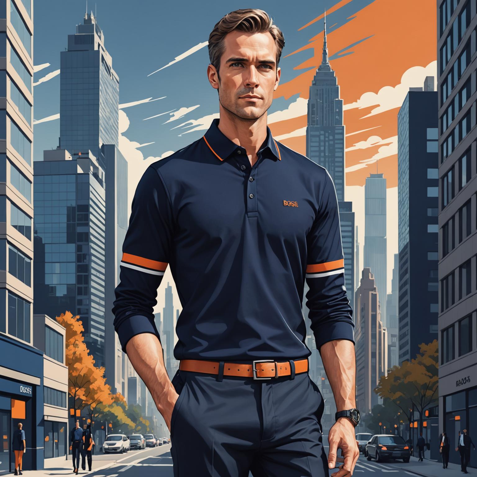 Hugo Boss polo shirts, designer polo shirts, BOSS polo shirt materials