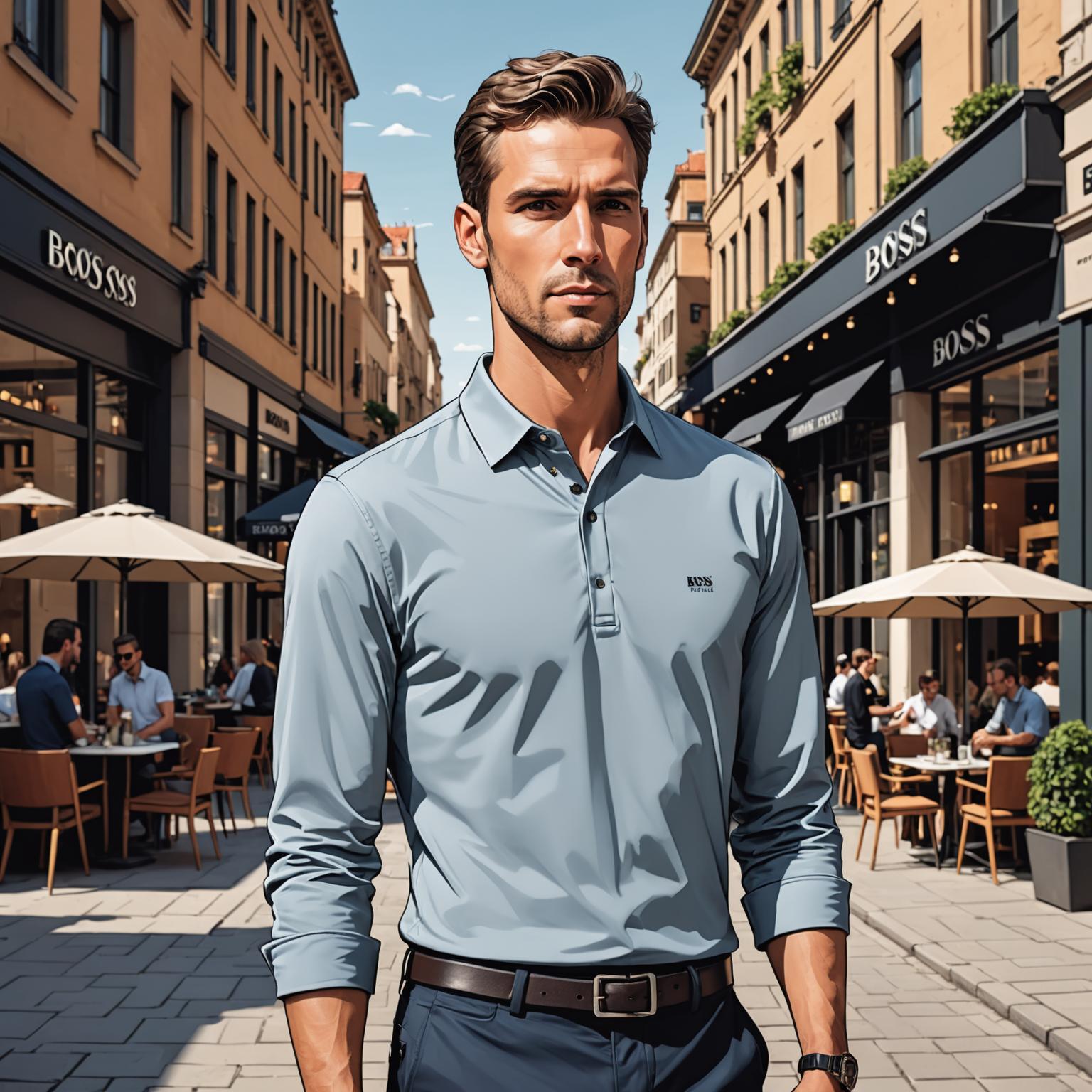 Hugo Boss polo shirts, designer polo shirts, BOSS polo shirt materials