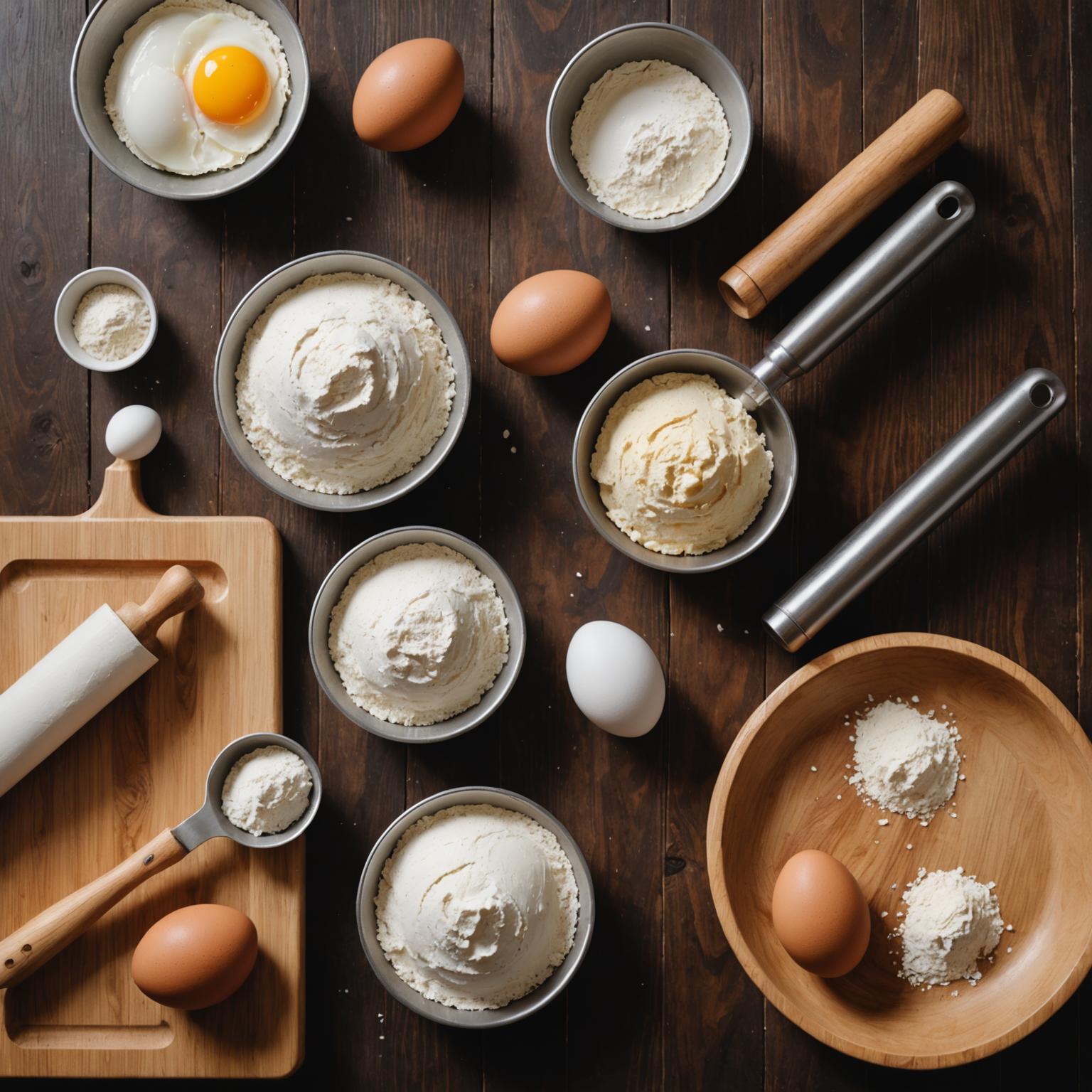 Stainless steel rolling pin, Wooden rolling pin