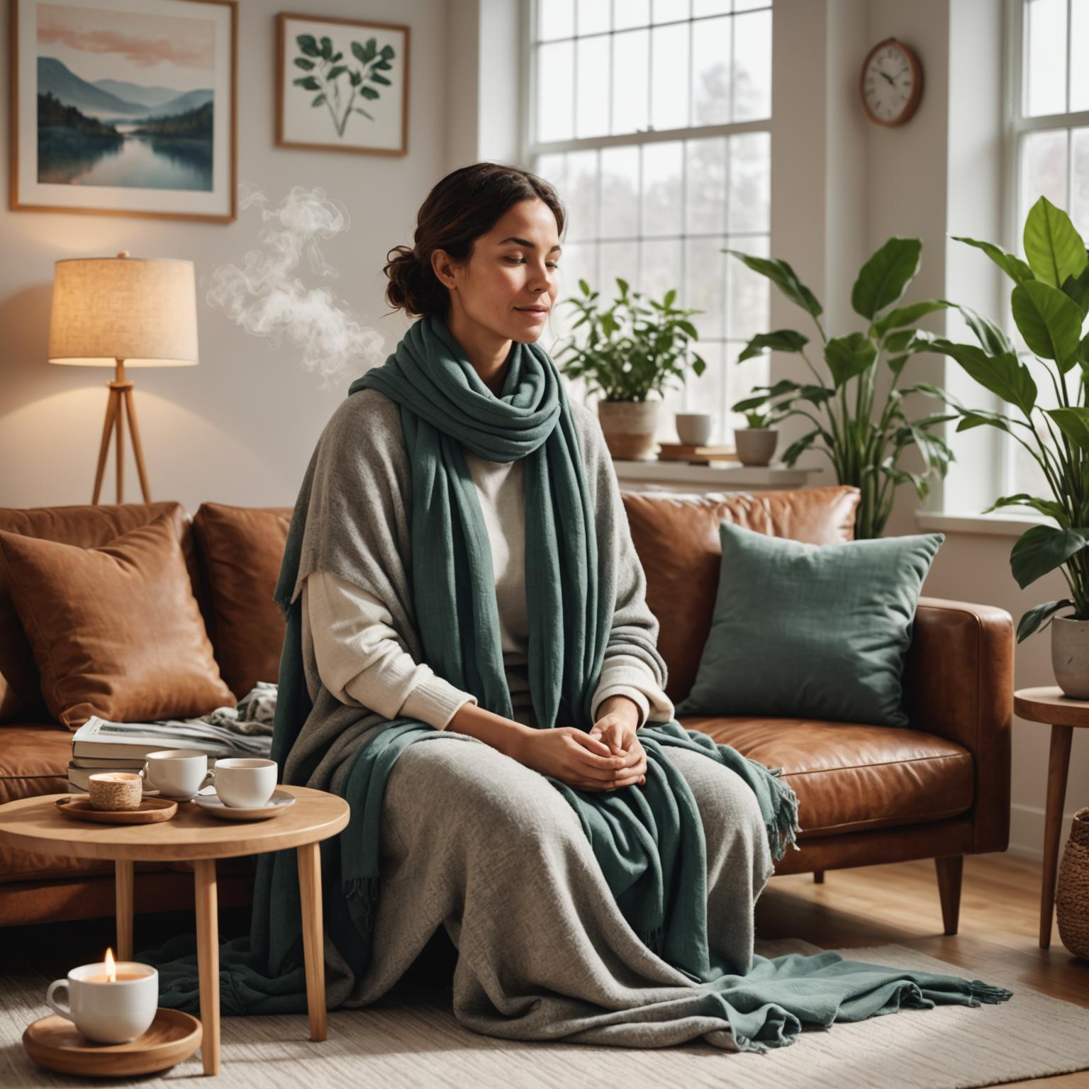 Steam scarf: Relaxation, health and affordable comfort