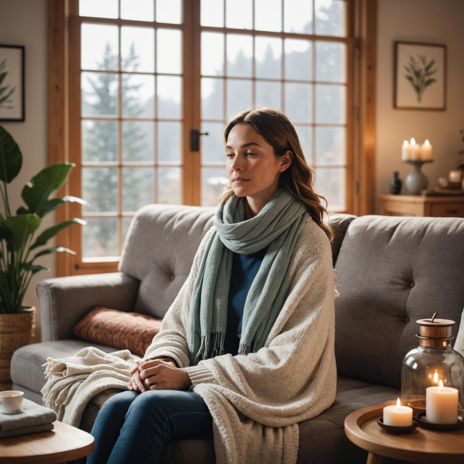 Steam scarf: Relaxation, skin care and affordable health