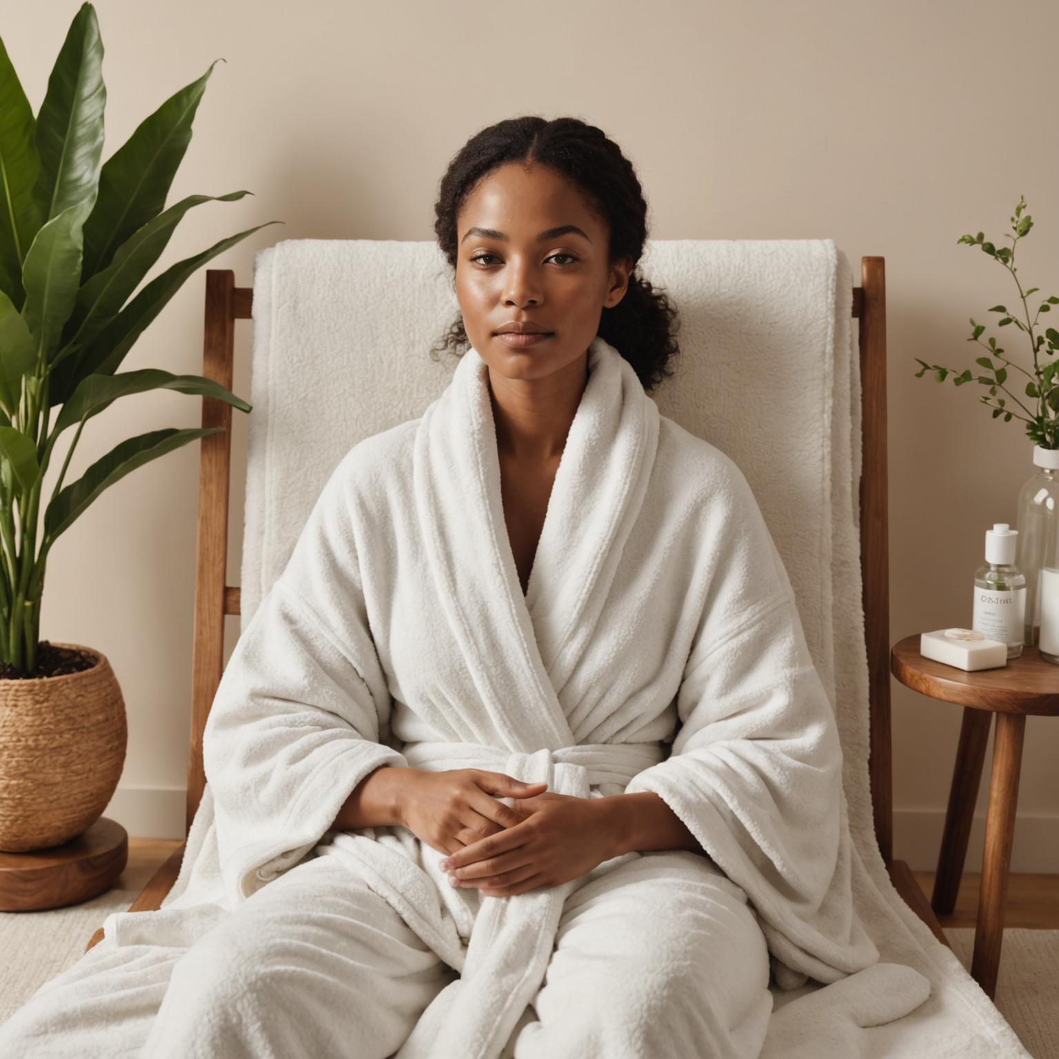 Écharpe à vapeur: élégance de la relaxation et des soins de la peau