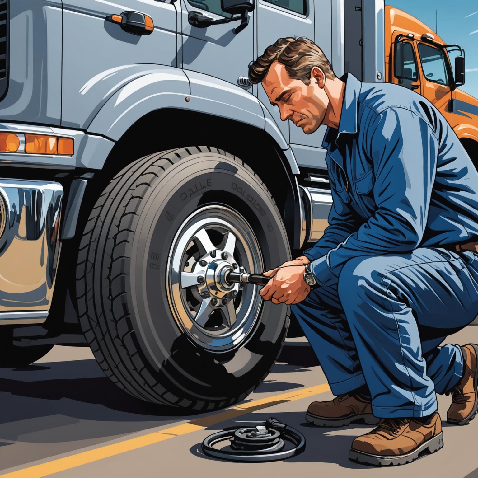 GODESON tire pressure gauge, semi truck tire tools, gauge for heavy trucks