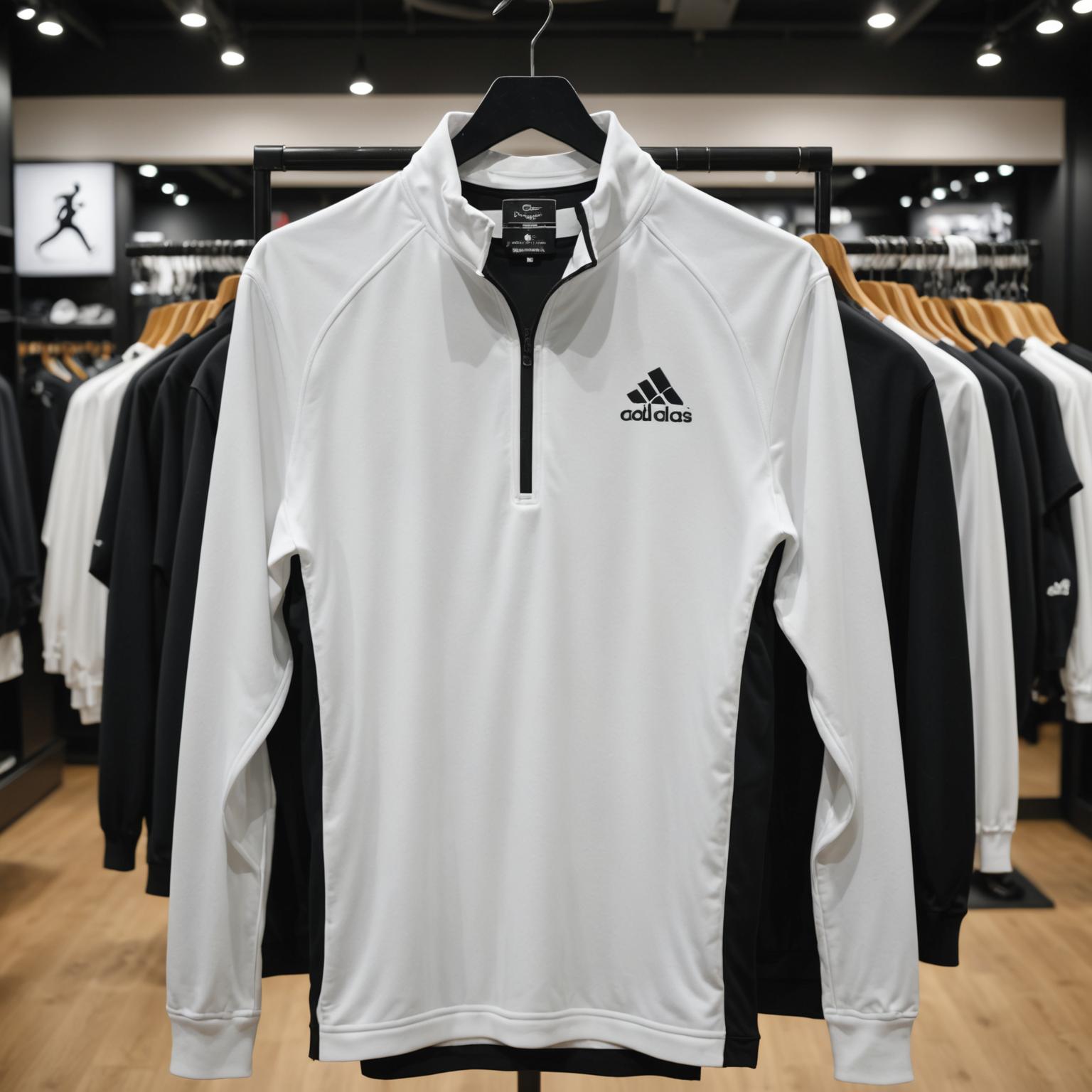 performance zipper polo shirt, long sleeve zipper polo, zipper polo shirt for golf